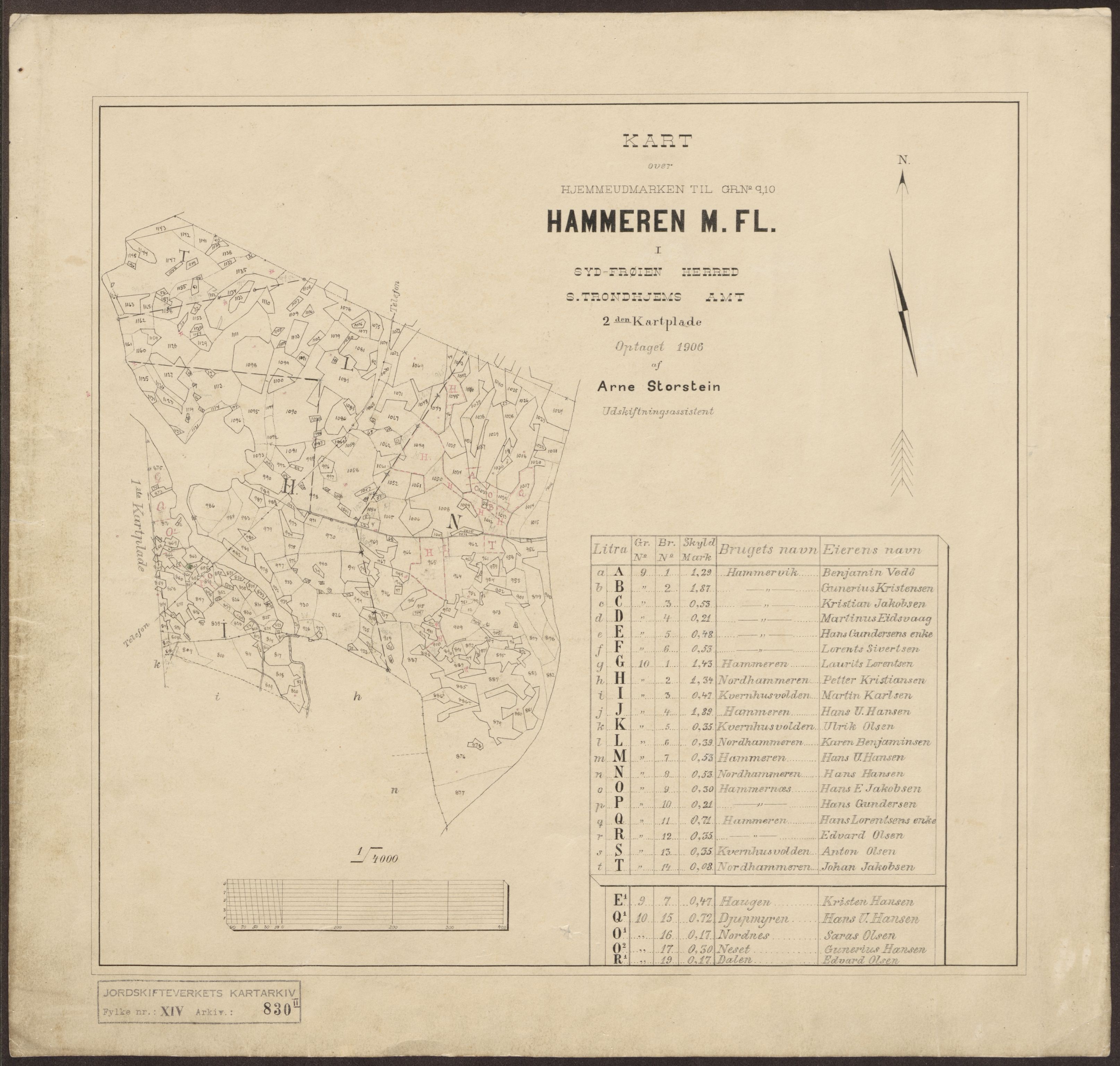 Jordskifteverkets kartarkiv, AV/RA-S-3929/T, 1859-1988, s. 1269