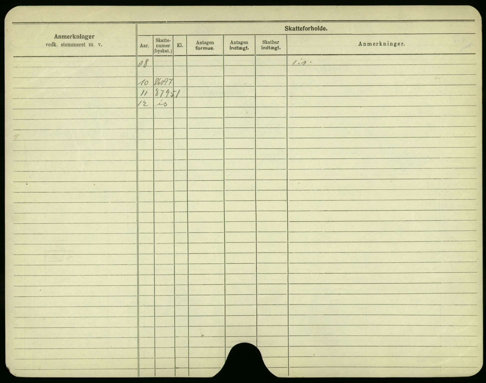 Oslo folkeregister, Registerkort, AV/SAO-A-11715/F/Fa/Fac/L0002: Menn, 1906-1914, s. 604b