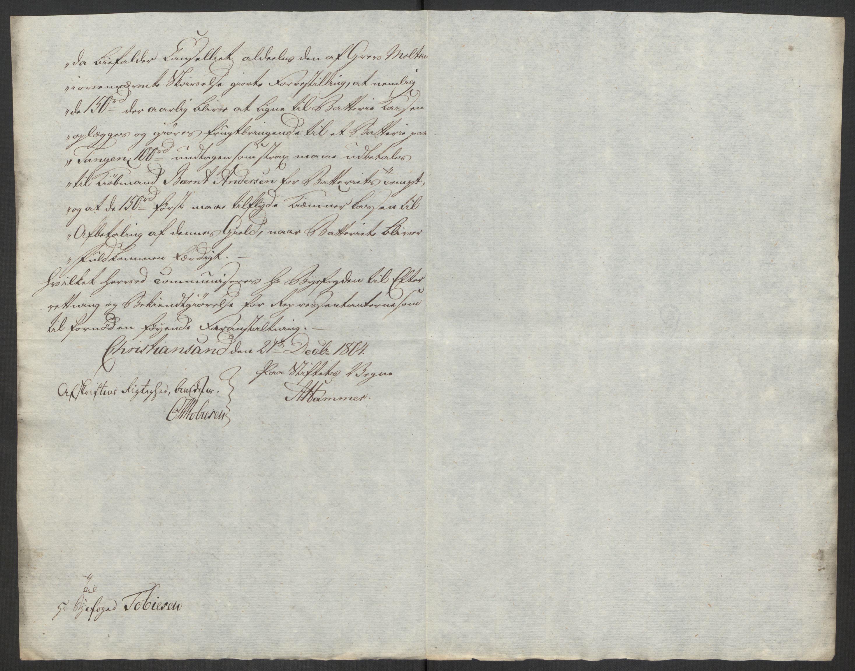 Danske Kanselli 1800-1814, AV/RA-EA-3024/K/Kk/Kka/Kkac/L0236: Kjøpstadregnskap Øster Risør, 1801-1804, s. 860