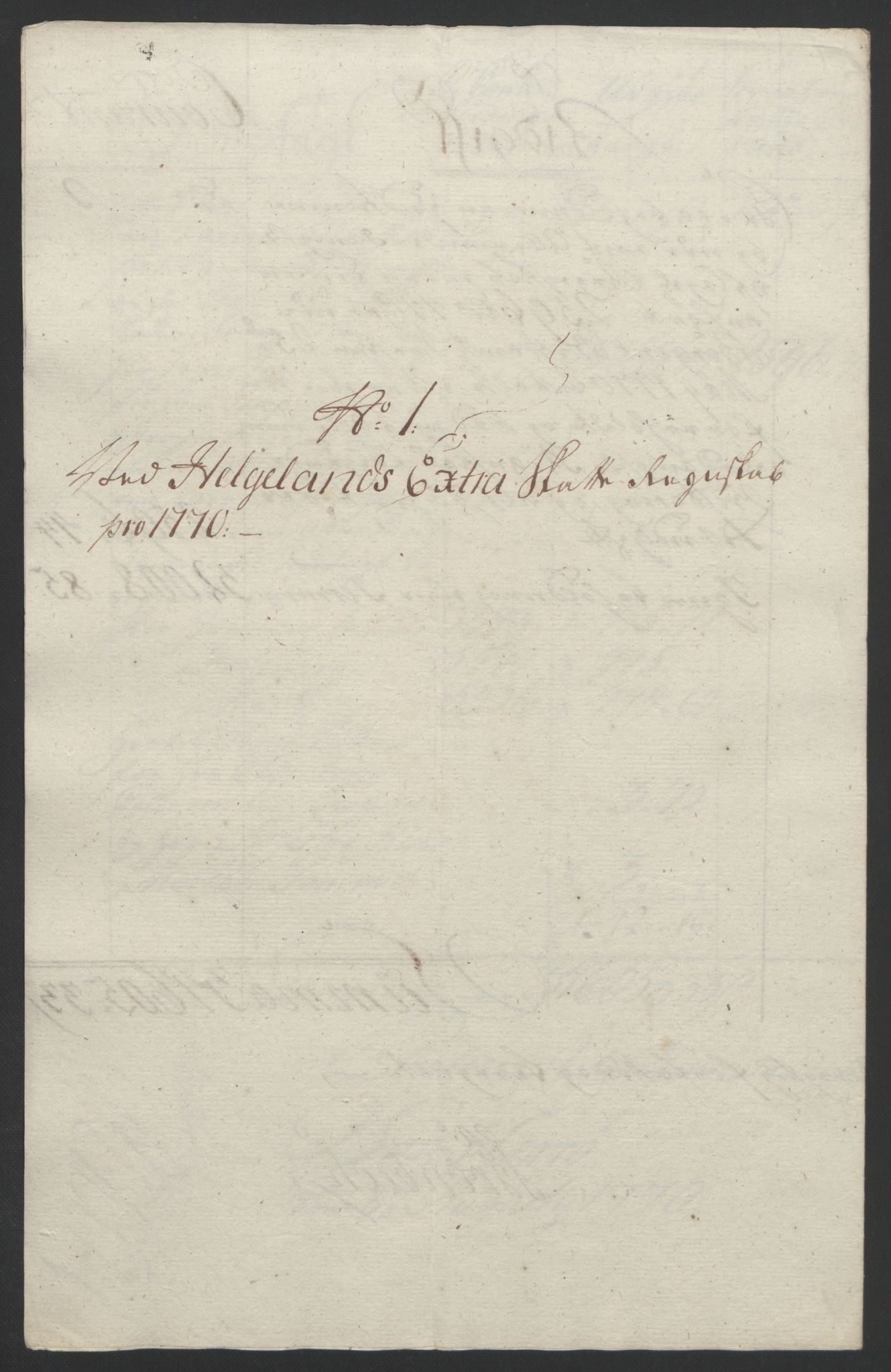 Rentekammeret inntil 1814, Reviderte regnskaper, Fogderegnskap, RA/EA-4092/R65/L4573: Ekstraskatten Helgeland, 1762-1772, s. 267