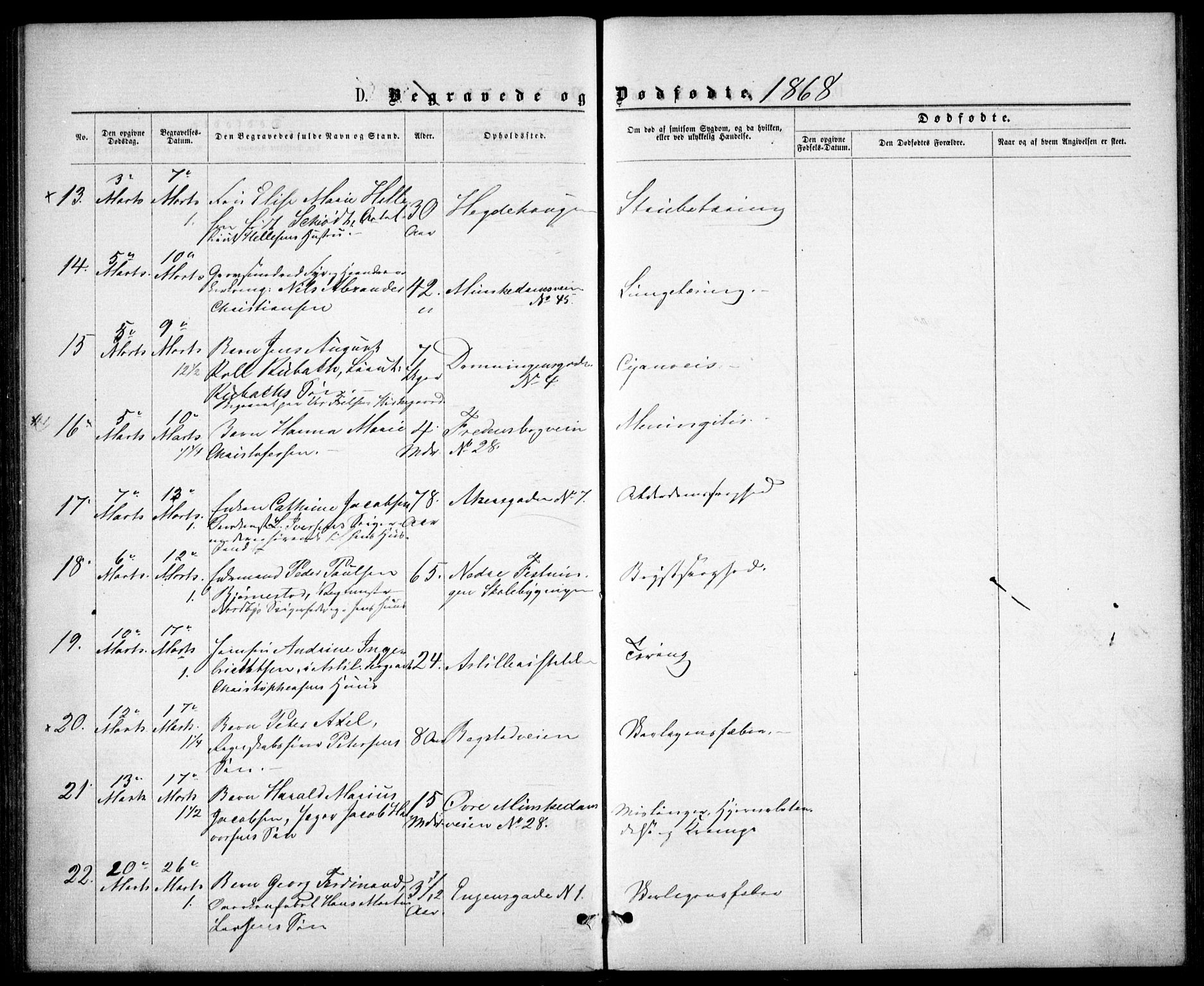 Garnisonsmenigheten Kirkebøker, AV/SAO-A-10846/G/Ga/L0006: Klokkerbok nr. 6, 1860-1880