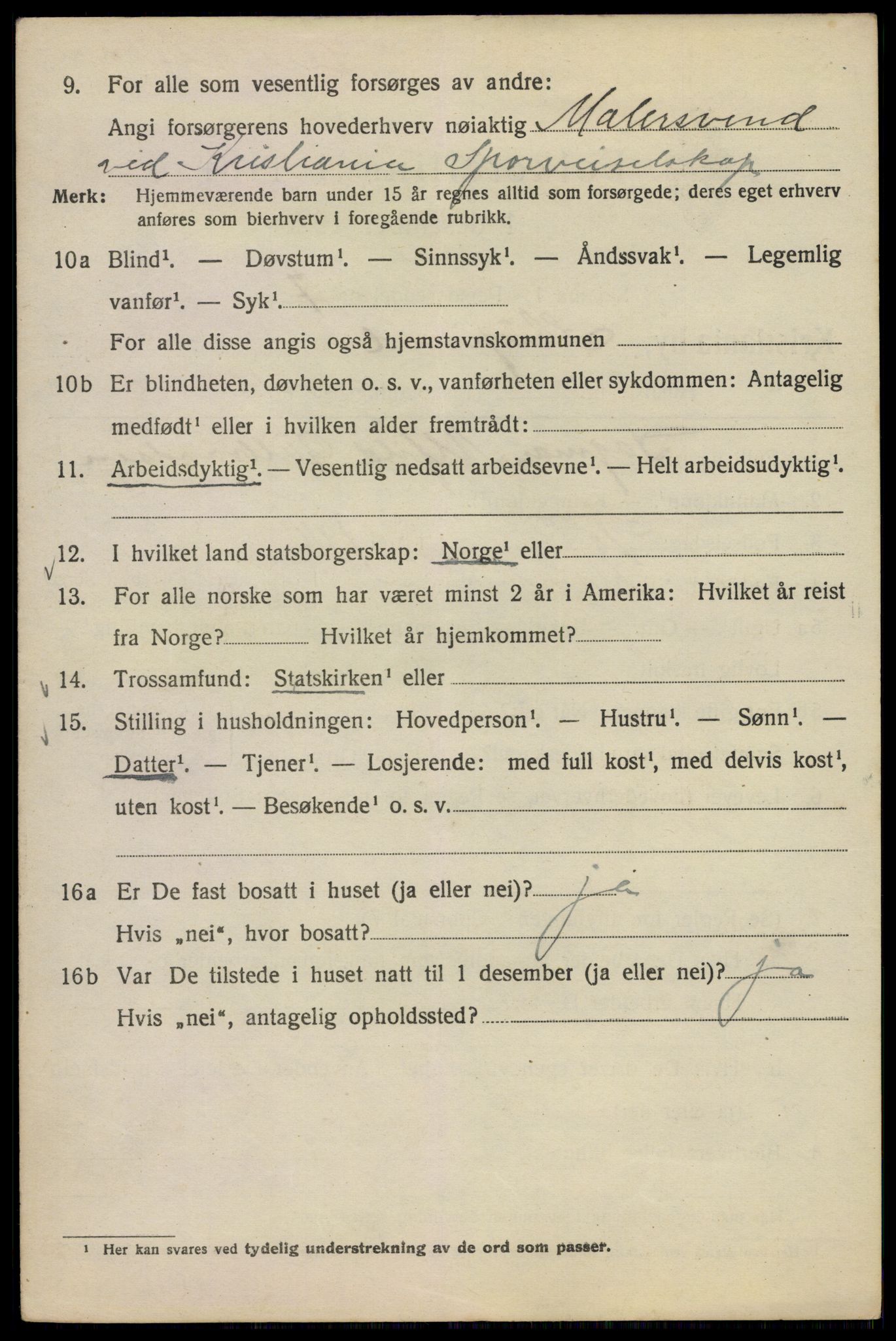 SAO, Folketelling 1920 for 0301 Kristiania kjøpstad, 1920, s. 553690