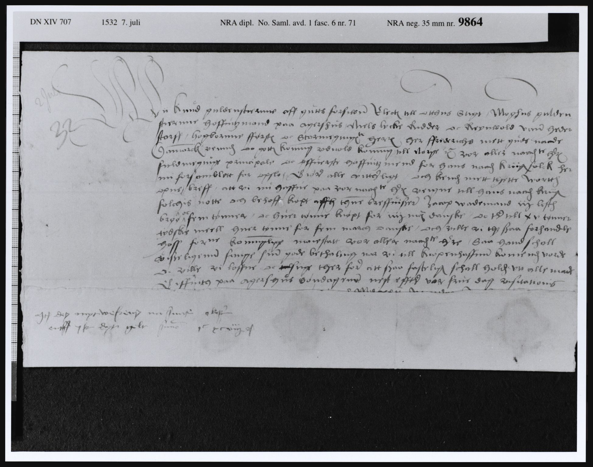 Riksarkivets diplomsamling, AV/RA-EA-5965/F10, 1309-1569, s. 16
