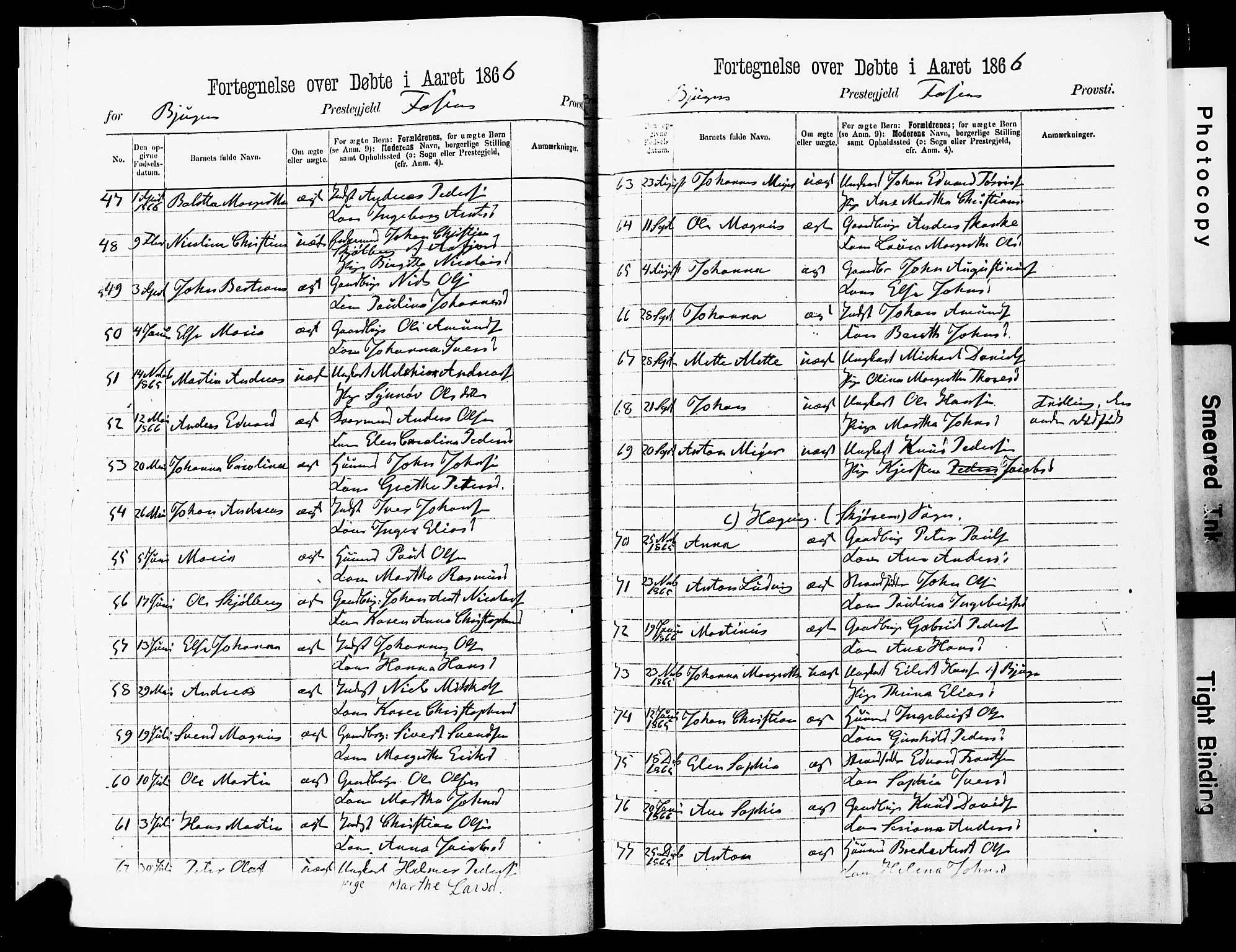 Ministerialprotokoller, klokkerbøker og fødselsregistre - Sør-Trøndelag, AV/SAT-A-1456/651/L0642: Ministerialbok nr. 651A01, 1866-1872