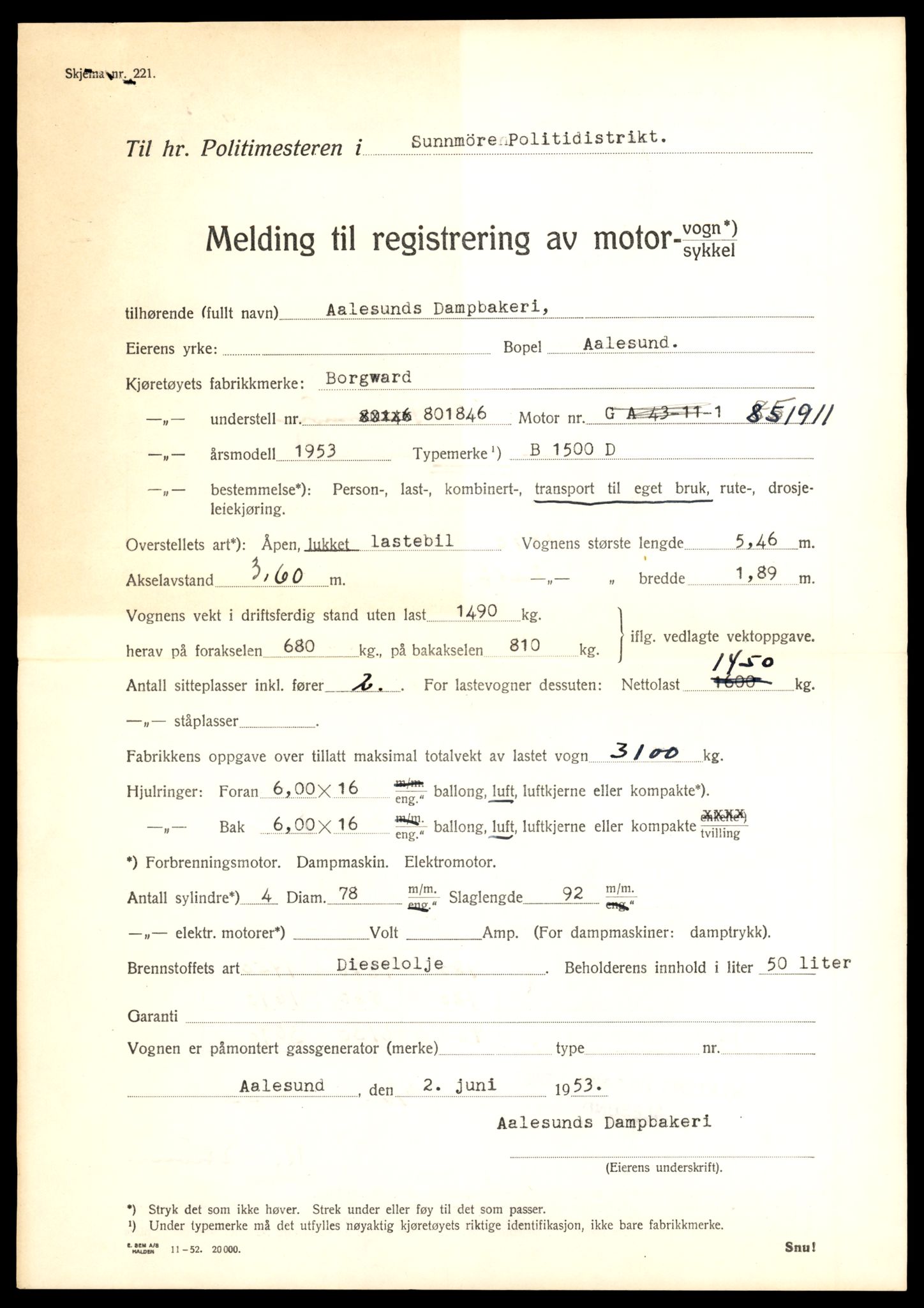 Møre og Romsdal vegkontor - Ålesund trafikkstasjon, AV/SAT-A-4099/F/Fe/L0033: Registreringskort for kjøretøy T 12151 - T 12474, 1927-1998, s. 3259