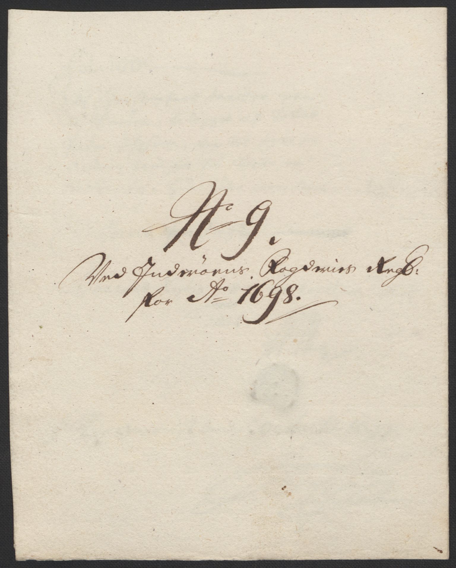 Rentekammeret inntil 1814, Reviderte regnskaper, Fogderegnskap, RA/EA-4092/R63/L4310: Fogderegnskap Inderøy, 1698-1699, s. 178