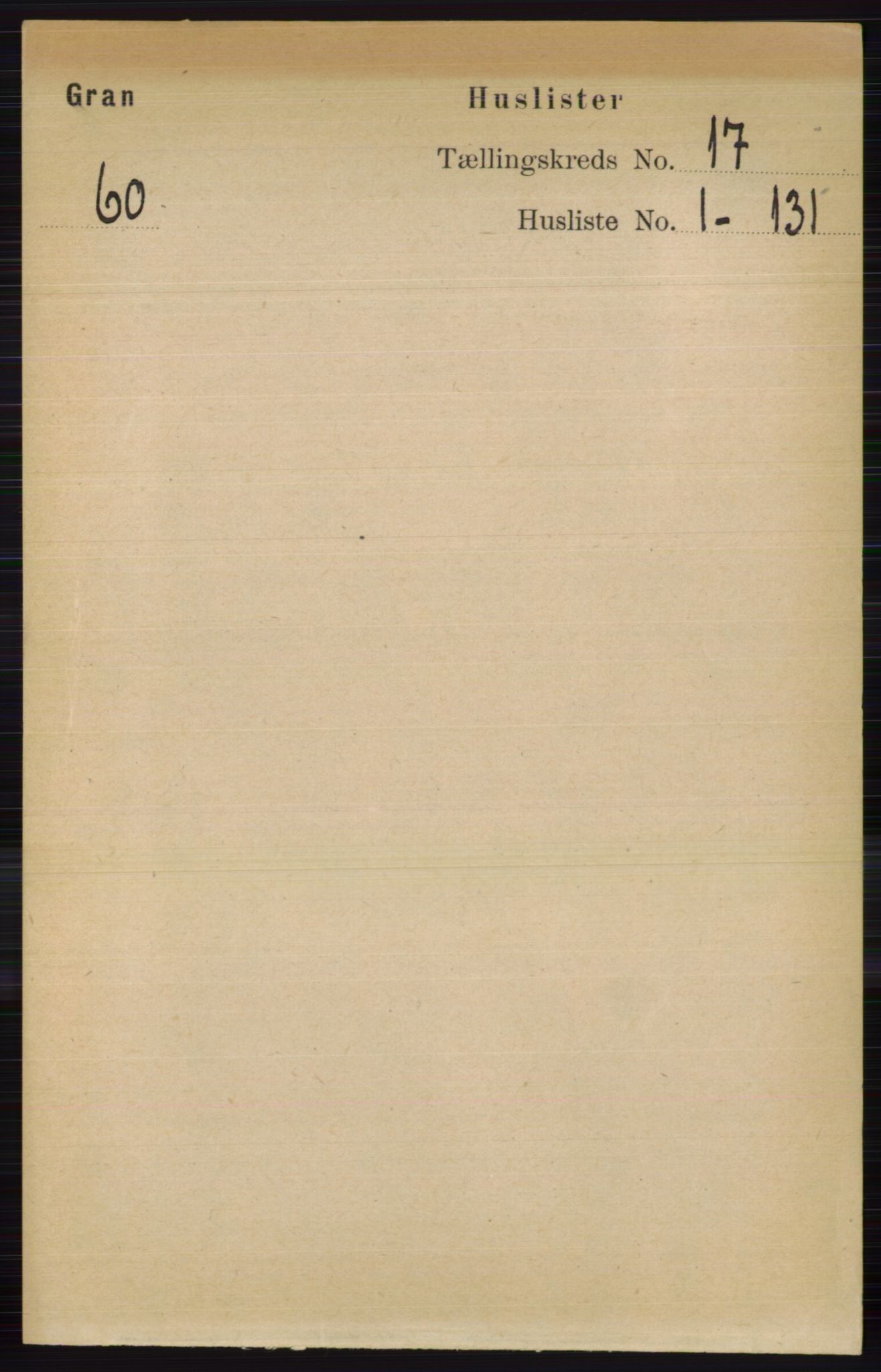 RA, Folketelling 1891 for 0534 Gran herred, 1891, s. 8602