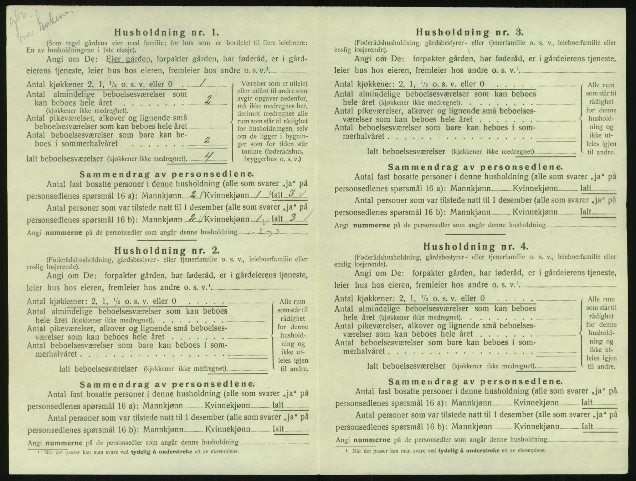 SAK, Folketelling 1920 for 1011 Randesund herred, 1920, s. 53