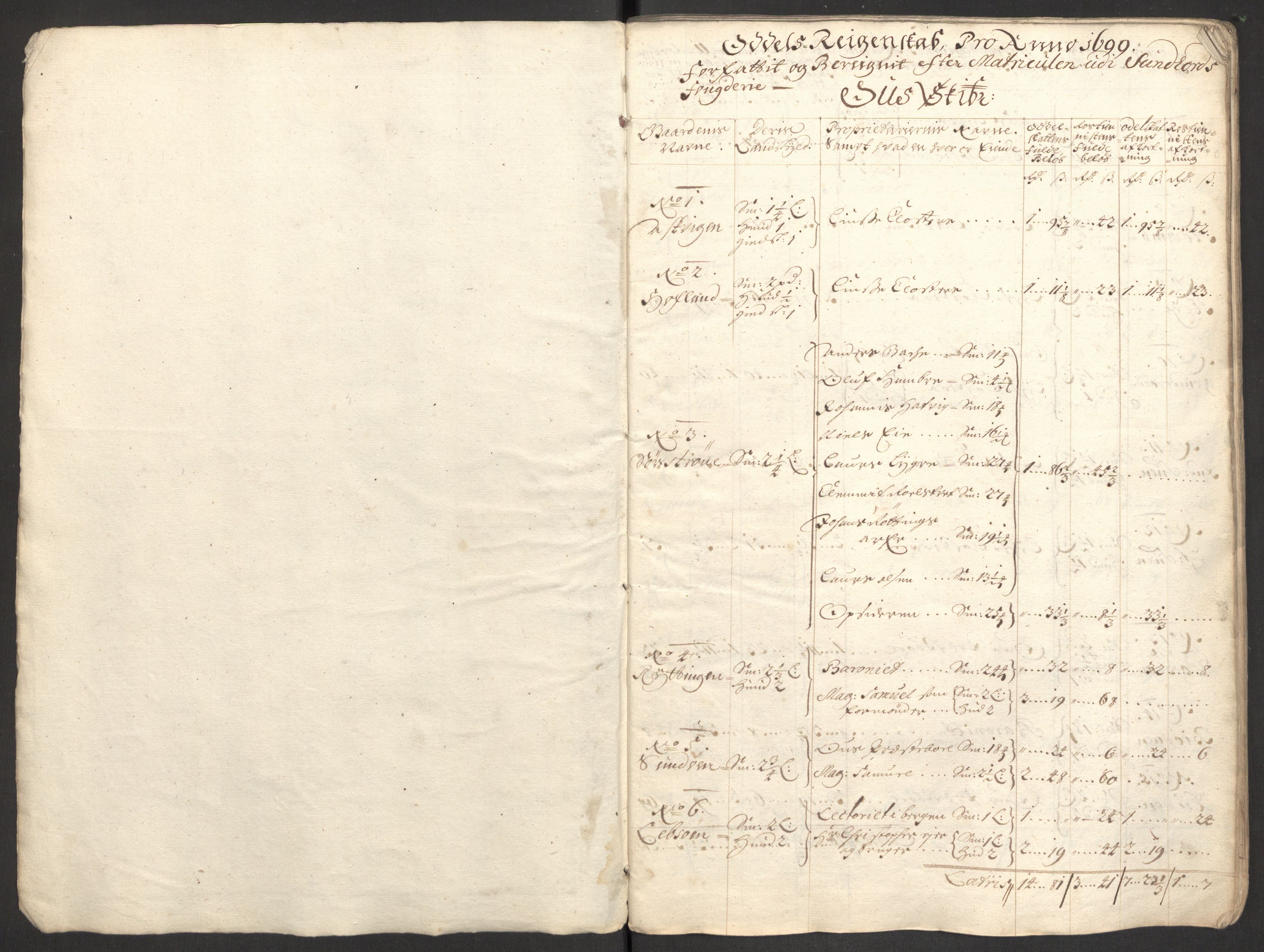 Rentekammeret inntil 1814, Reviderte regnskaper, Fogderegnskap, RA/EA-4092/R48/L2978: Fogderegnskap Sunnhordland og Hardanger, 1699, s. 65
