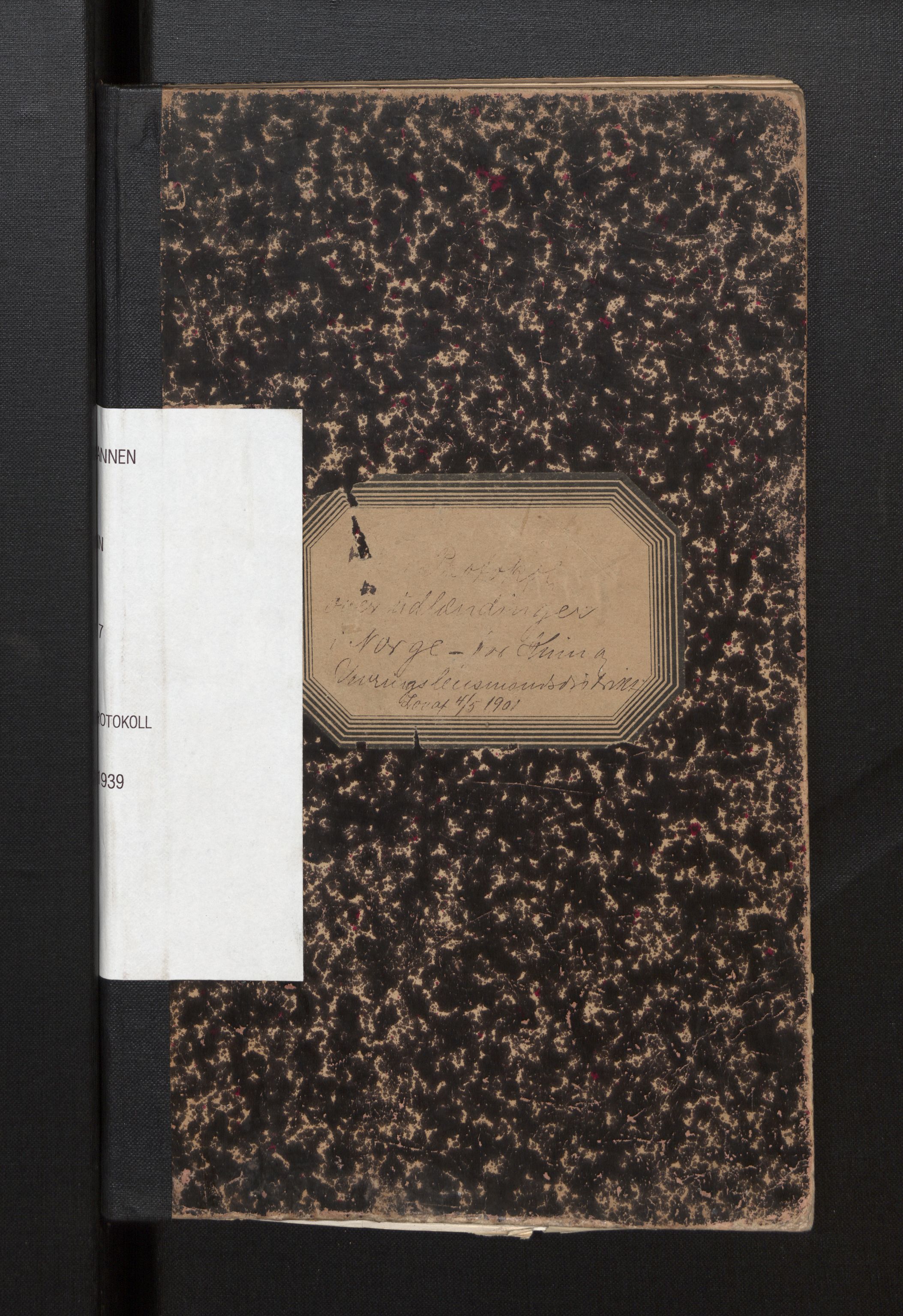 Lensmannen i Kinn, AV/SAB-A-28801/0020/L0007: Framandprotokoll, 1902-1939