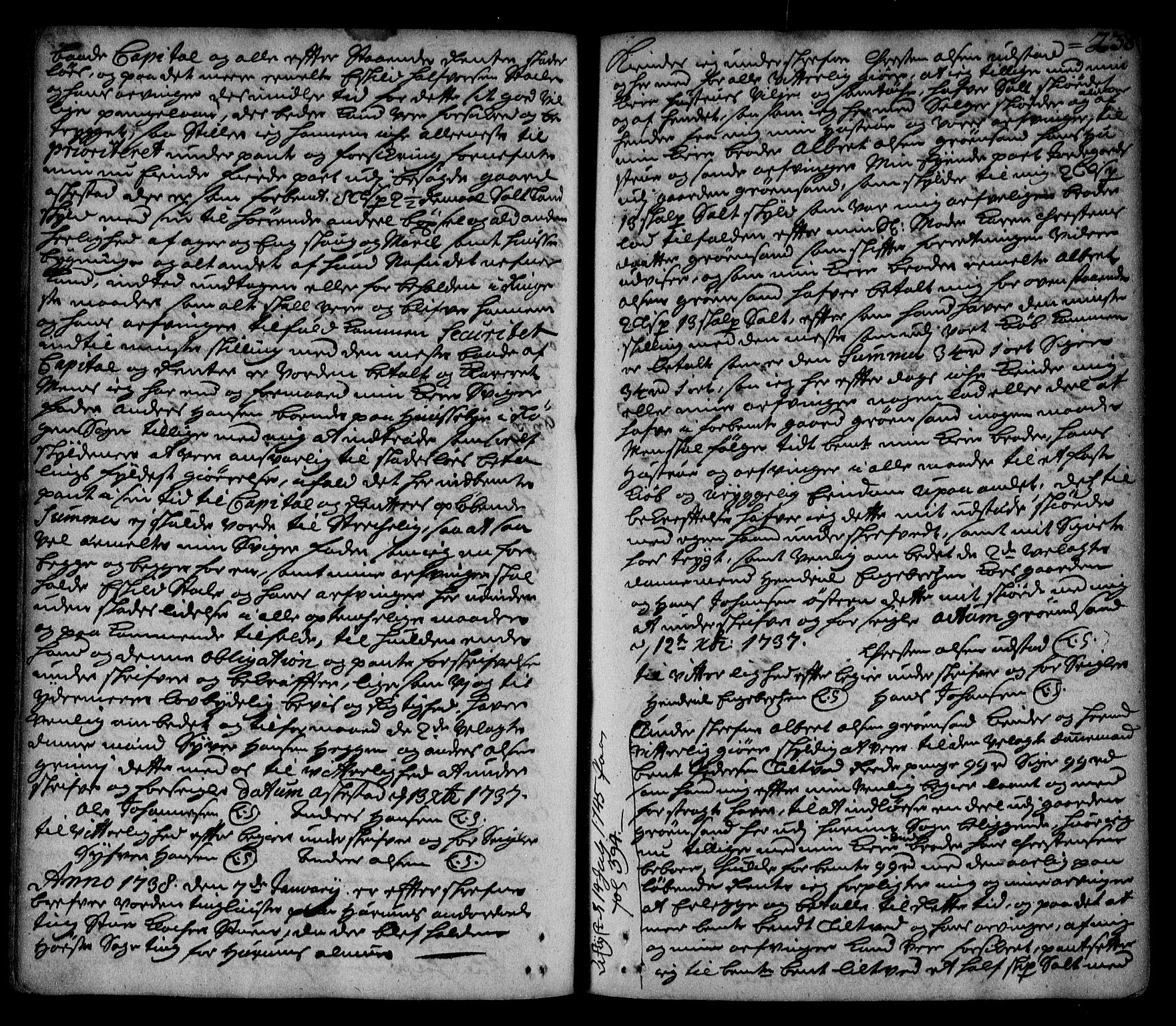 Lier, Røyken og Hurum sorenskriveri, AV/SAKO-A-89/G/Ga/Gaa/L0002: Pantebok nr. II, 1725-1755, s. 238