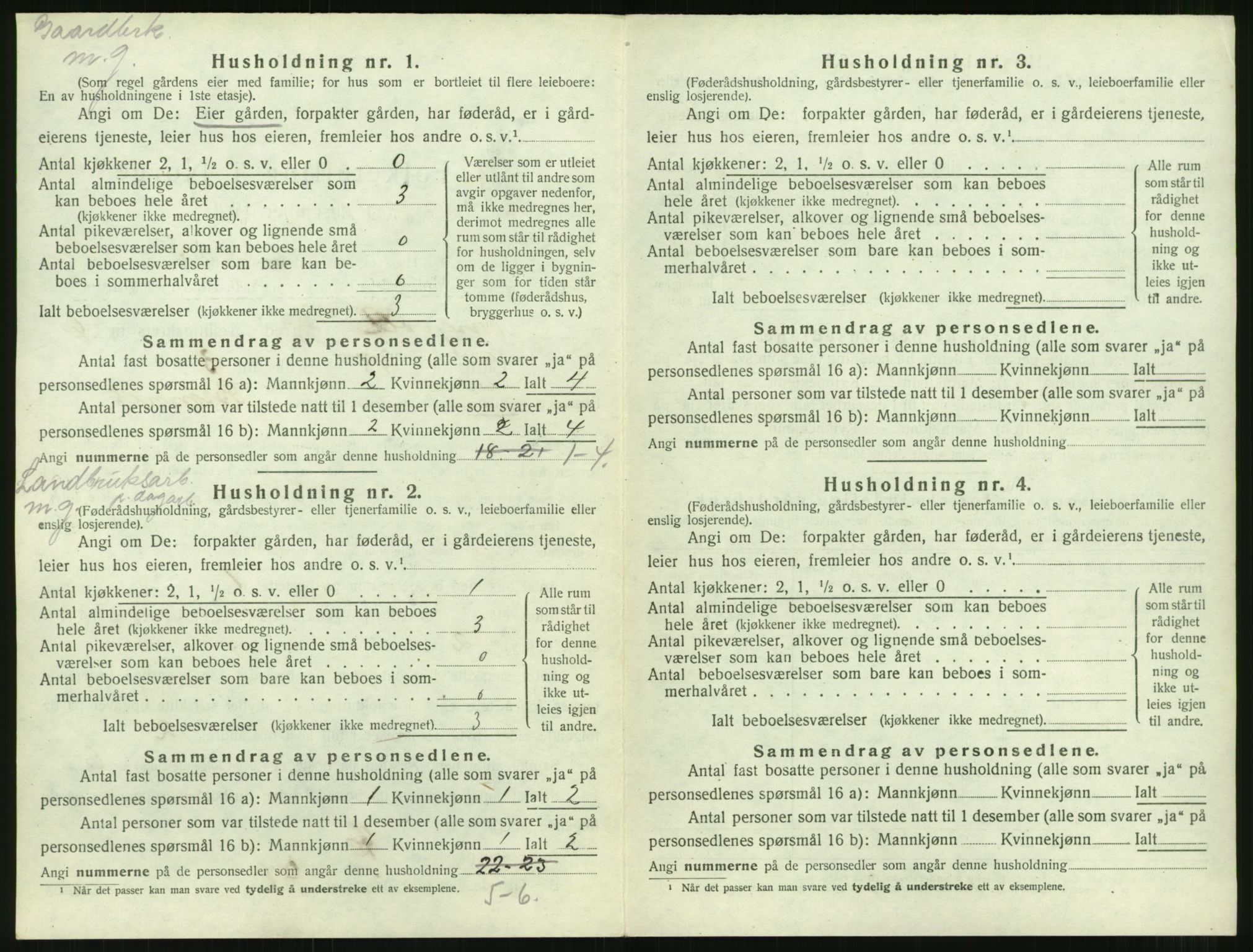 SAT, Folketelling 1920 for 1560 Tingvoll herred, 1920, s. 301