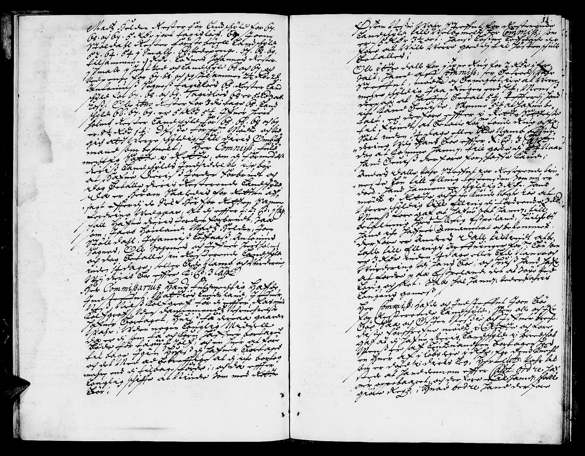 Ytre Sogn tingrett, AV/SAB-A-2601/1/F/Fa/L0008: Tingbok (justisprotokoll), 1670-1671, s. 10b-11a