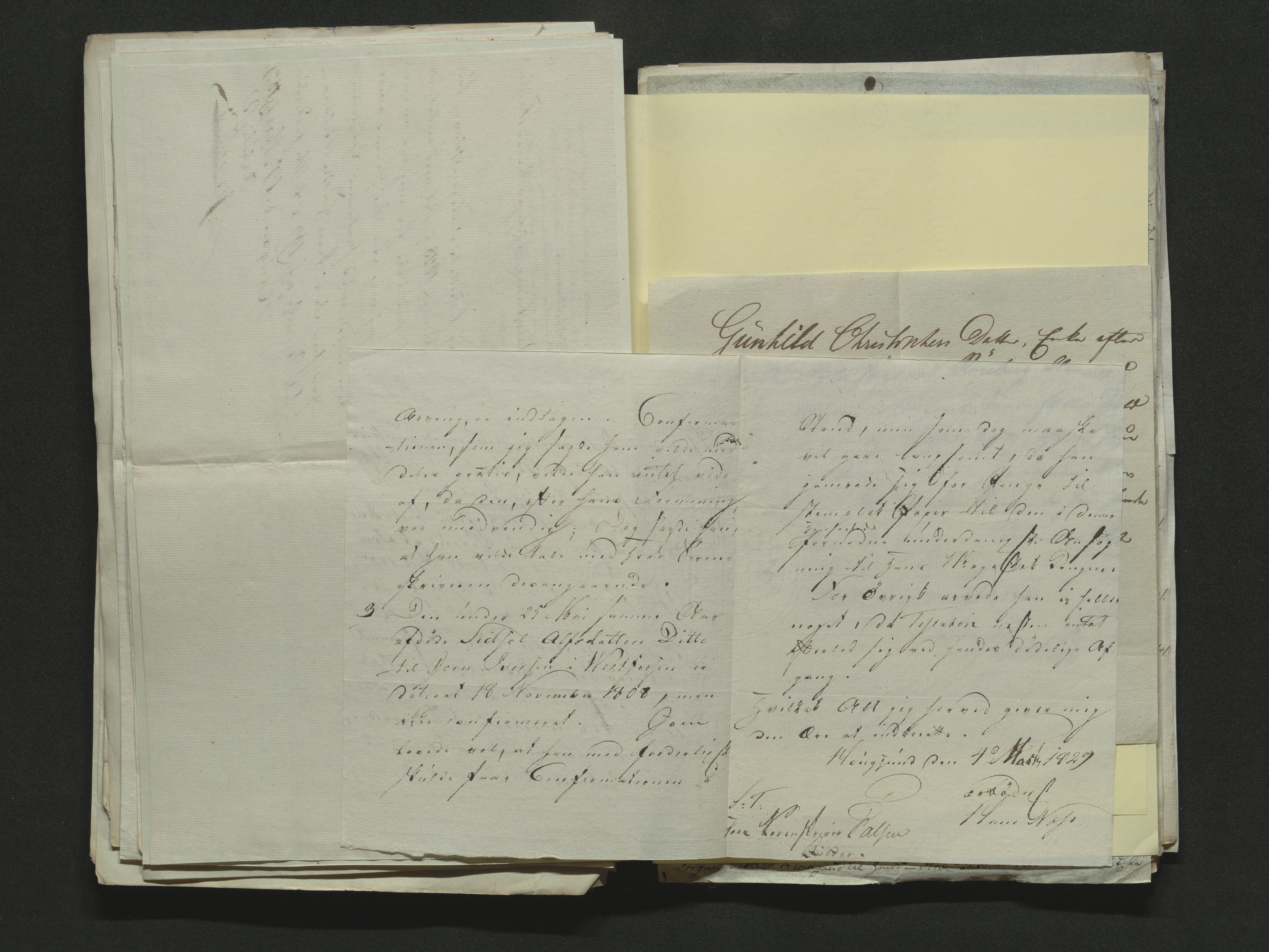 Eiker, Modum og Sigdal sorenskriveri, AV/SAKO-A-123/H/Ha/Hab/L0002: Dødsfallsmeldinger, 1823-1829, s. 406