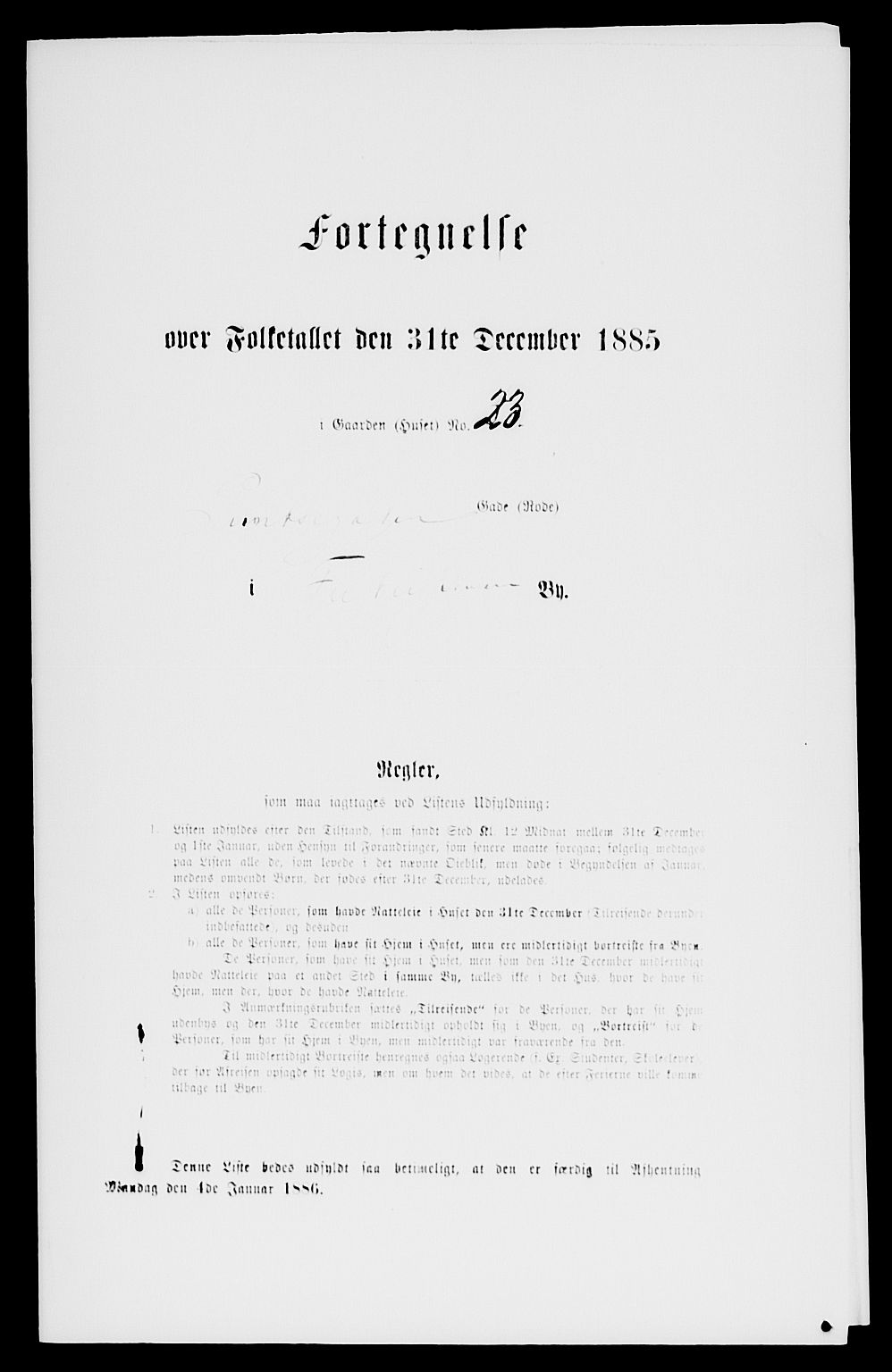 SAKO, Folketelling 1885 for 0798 Fredriksvern herred, 1885, s. 40
