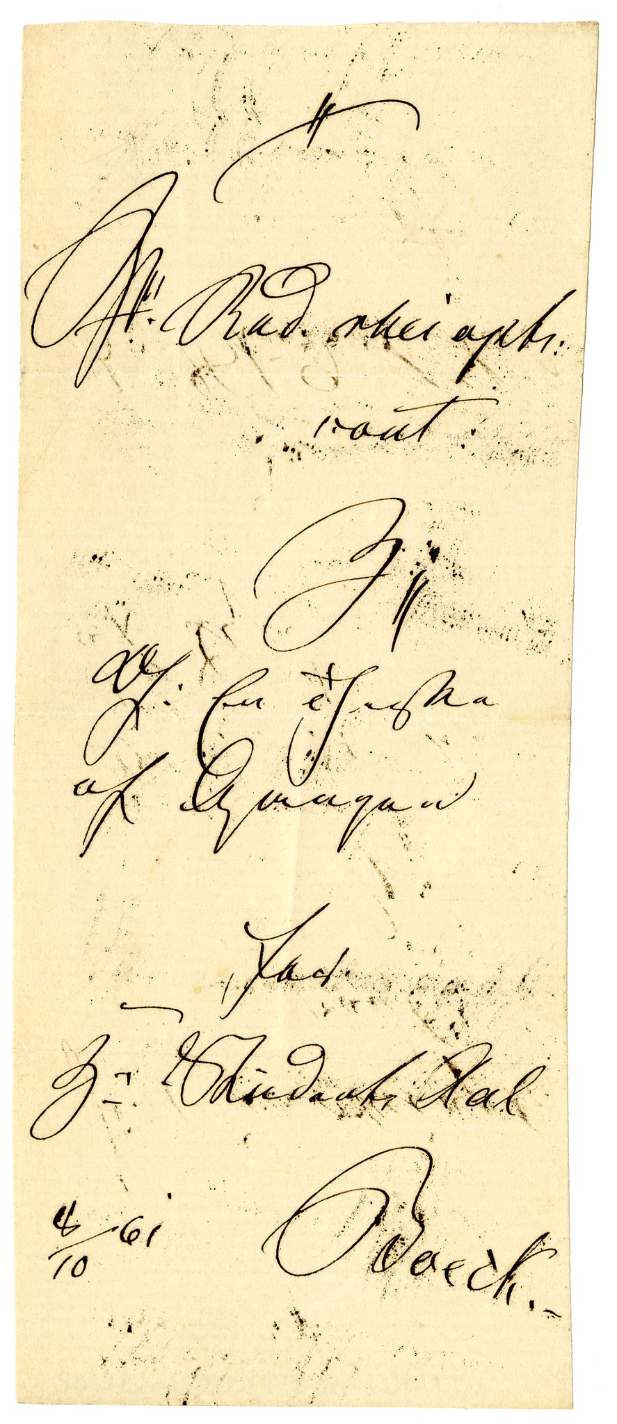 Diderik Maria Aalls brevsamling, NF/Ark-1023/F/L0002: D.M. Aalls brevsamling. B - C, 1799-1889, s. 87