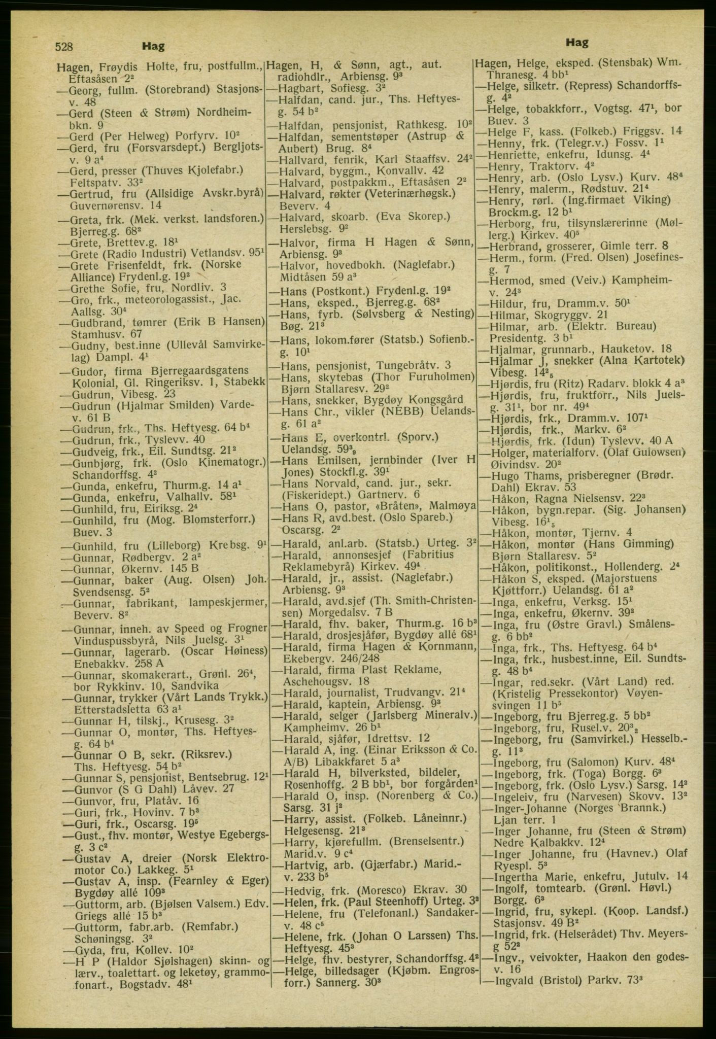 Kristiania/Oslo adressebok, PUBL/-, 1959-1960, s. 528