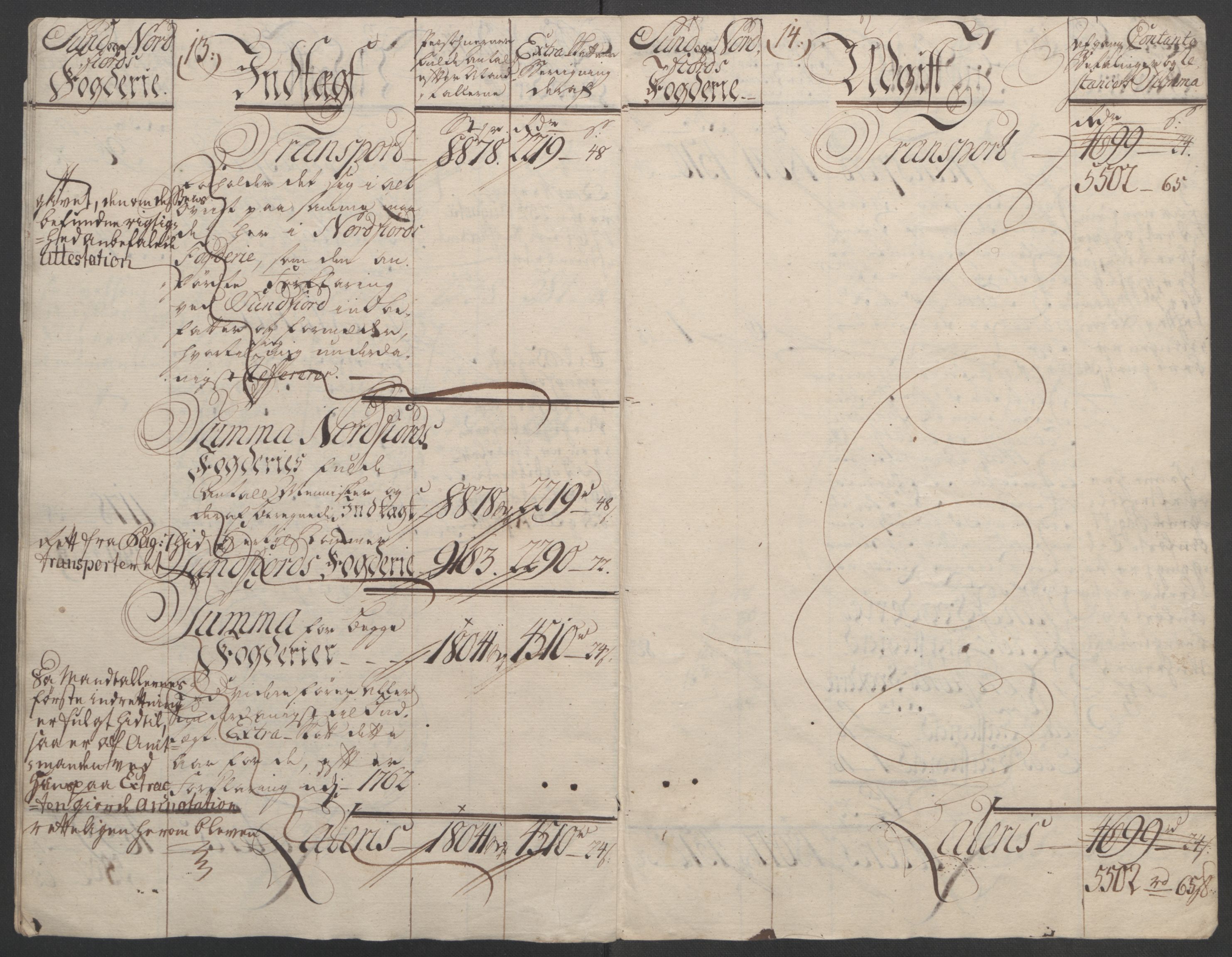 Rentekammeret inntil 1814, Reviderte regnskaper, Fogderegnskap, AV/RA-EA-4092/R53/L3550: Ekstraskatten Sunn- og Nordfjord, 1762-1771, s. 75