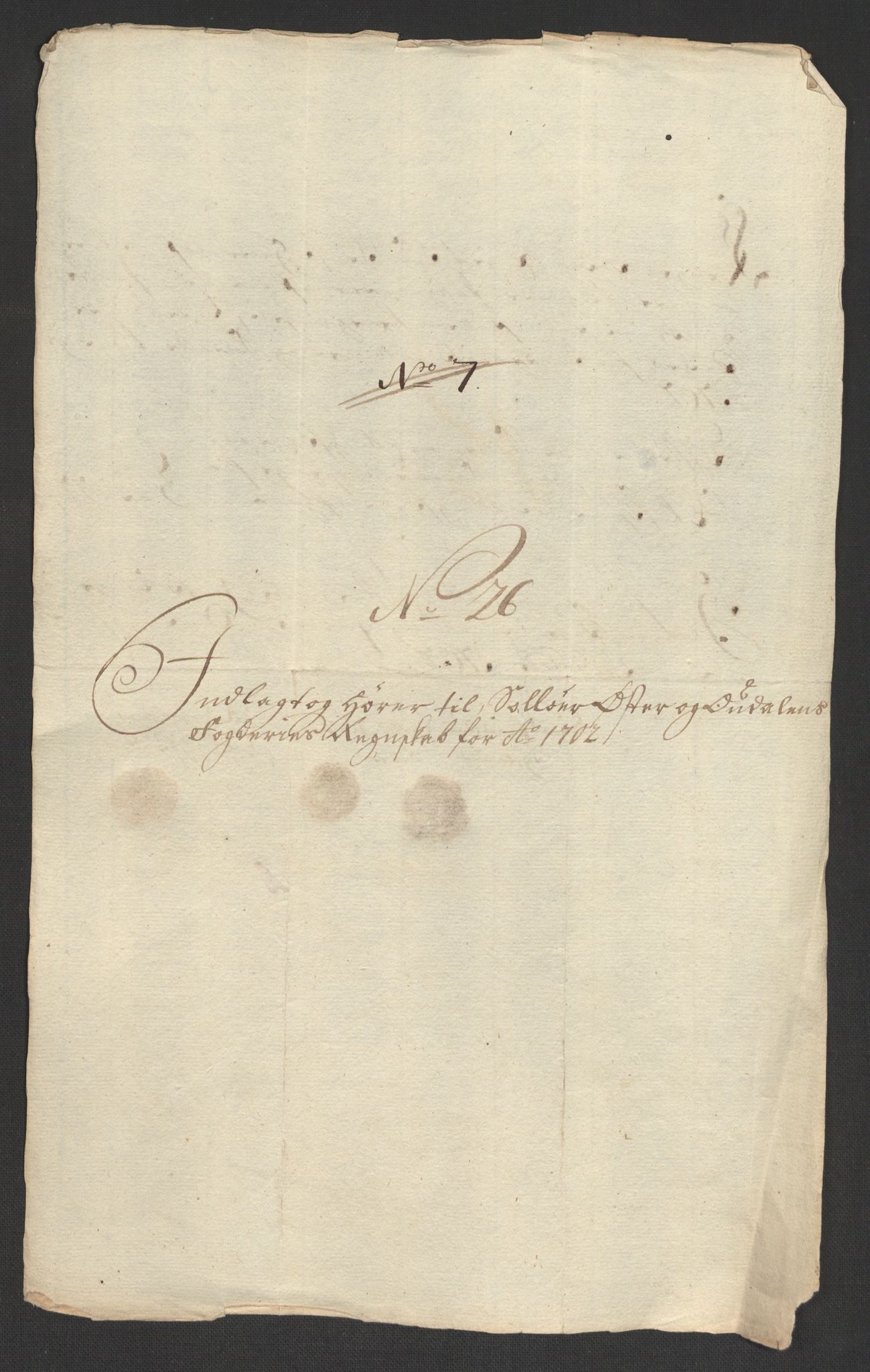 Rentekammeret inntil 1814, Reviderte regnskaper, Fogderegnskap, RA/EA-4092/R13/L0840: Fogderegnskap Solør, Odal og Østerdal, 1702, s. 281