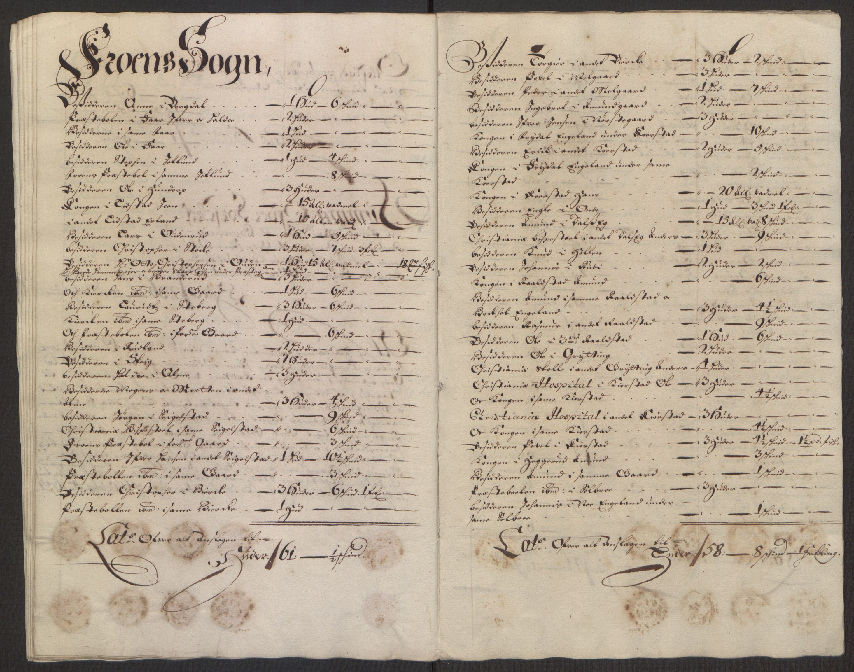 Rentekammeret inntil 1814, Reviderte regnskaper, Fogderegnskap, AV/RA-EA-4092/R17/L1168: Fogderegnskap Gudbrandsdal, 1694, s. 320