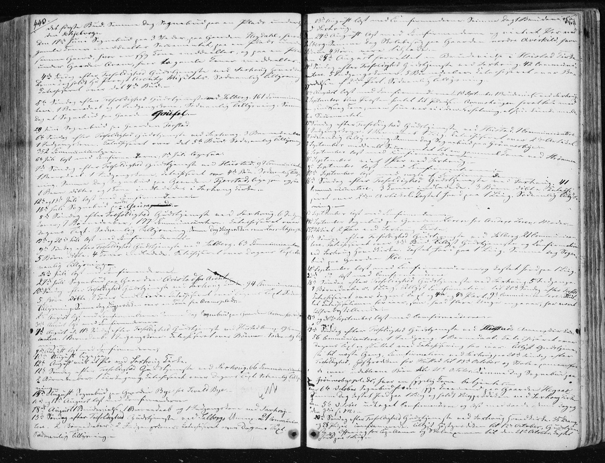 Ministerialprotokoller, klokkerbøker og fødselsregistre - Nord-Trøndelag, AV/SAT-A-1458/730/L0280: Ministerialbok nr. 730A07 /1, 1840-1854, s. 443