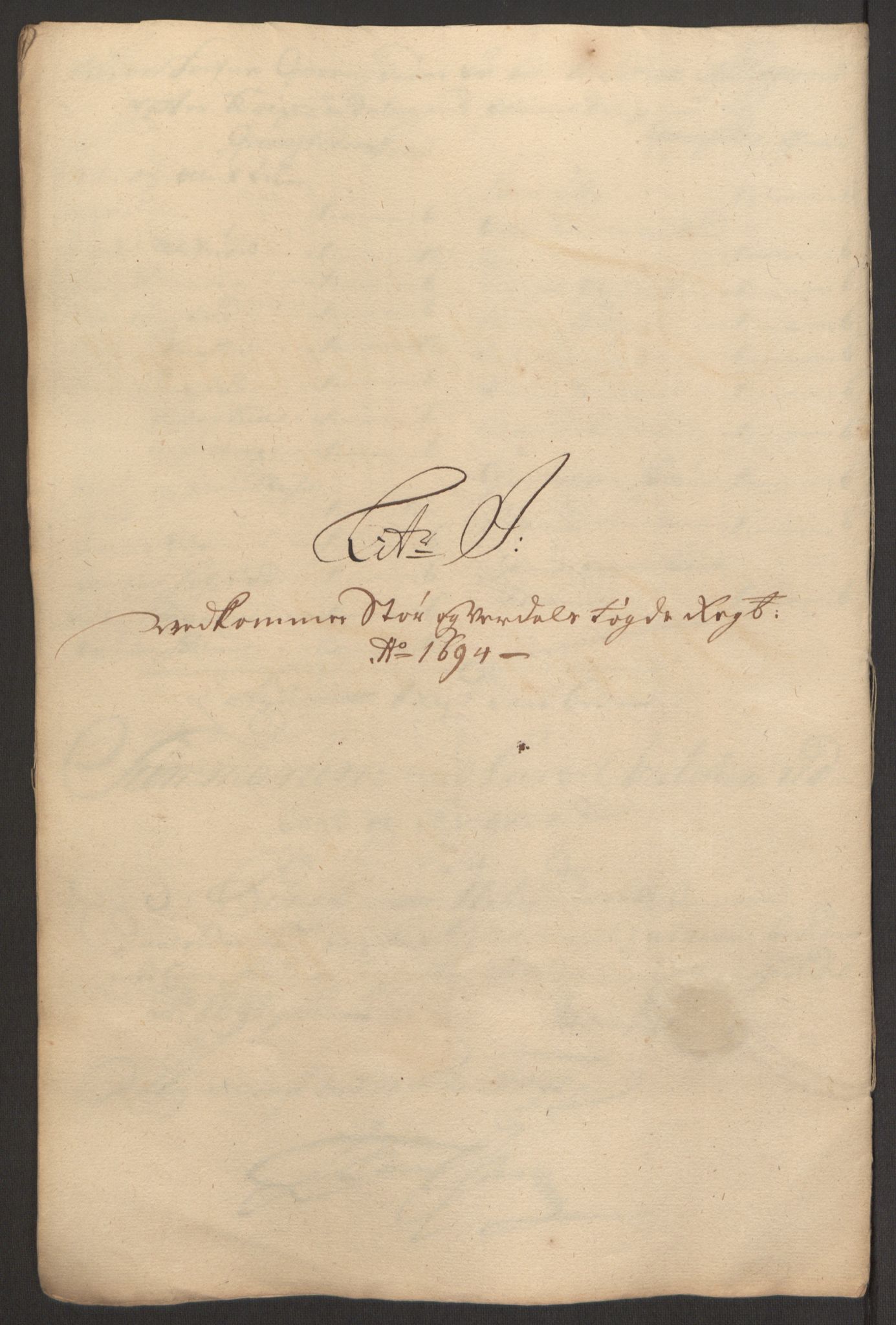 Rentekammeret inntil 1814, Reviderte regnskaper, Fogderegnskap, RA/EA-4092/R62/L4186: Fogderegnskap Stjørdal og Verdal, 1693-1694, s. 241