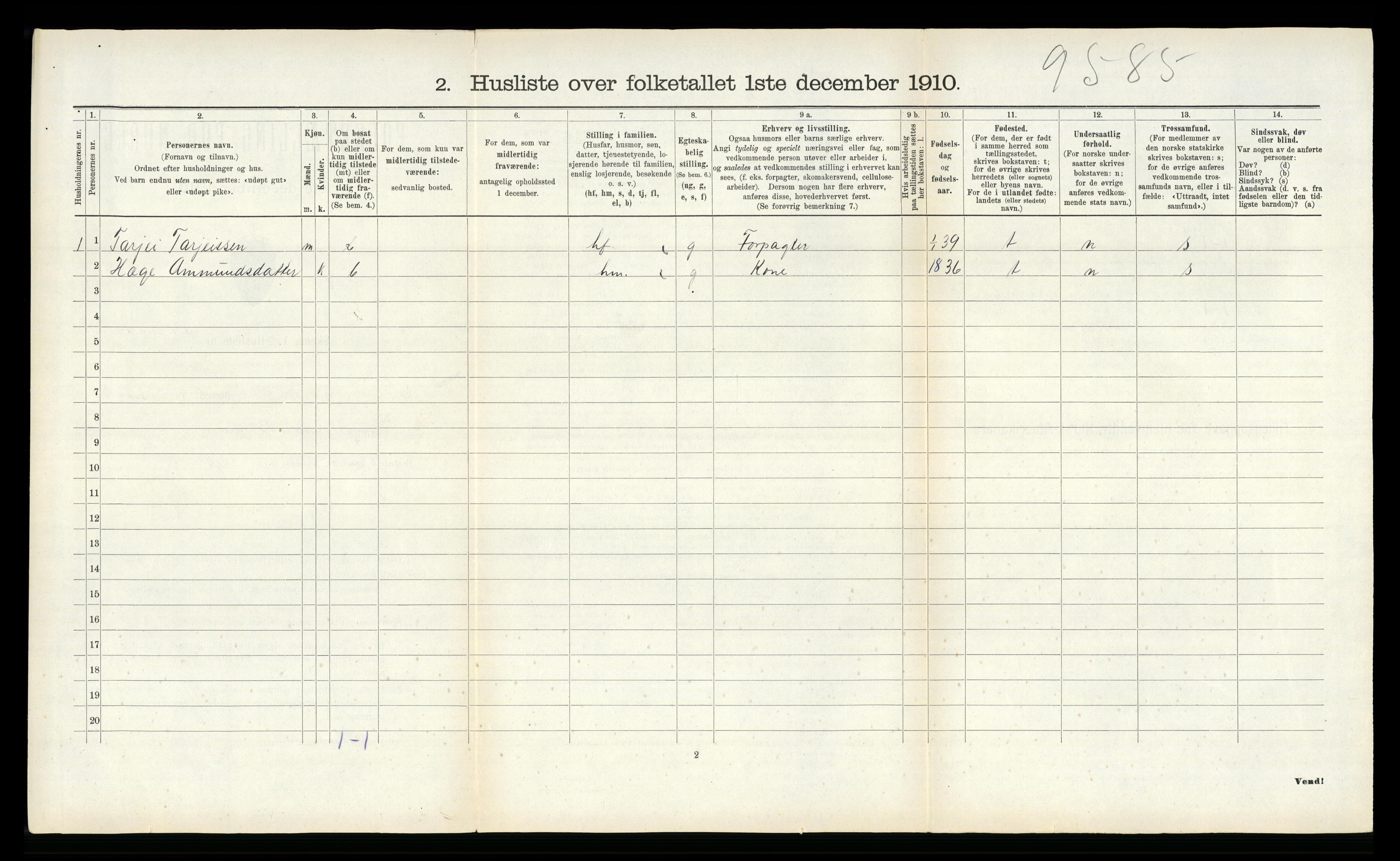 RA, Folketelling 1910 for 0832 Mo herred, 1910, s. 125