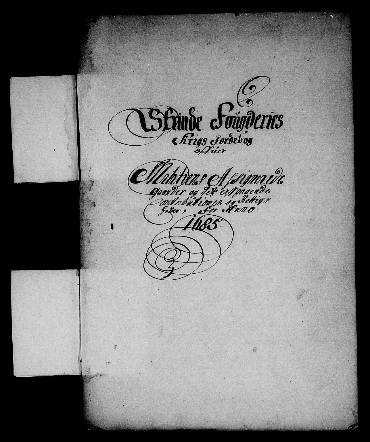 Rentekammeret inntil 1814, Reviderte regnskaper, Stiftamtstueregnskaper, Trondheim stiftamt og Nordland amt, AV/RA-EA-6044/R/Rg/L0079: Trondheim stiftamt og Nordland amt, 1685