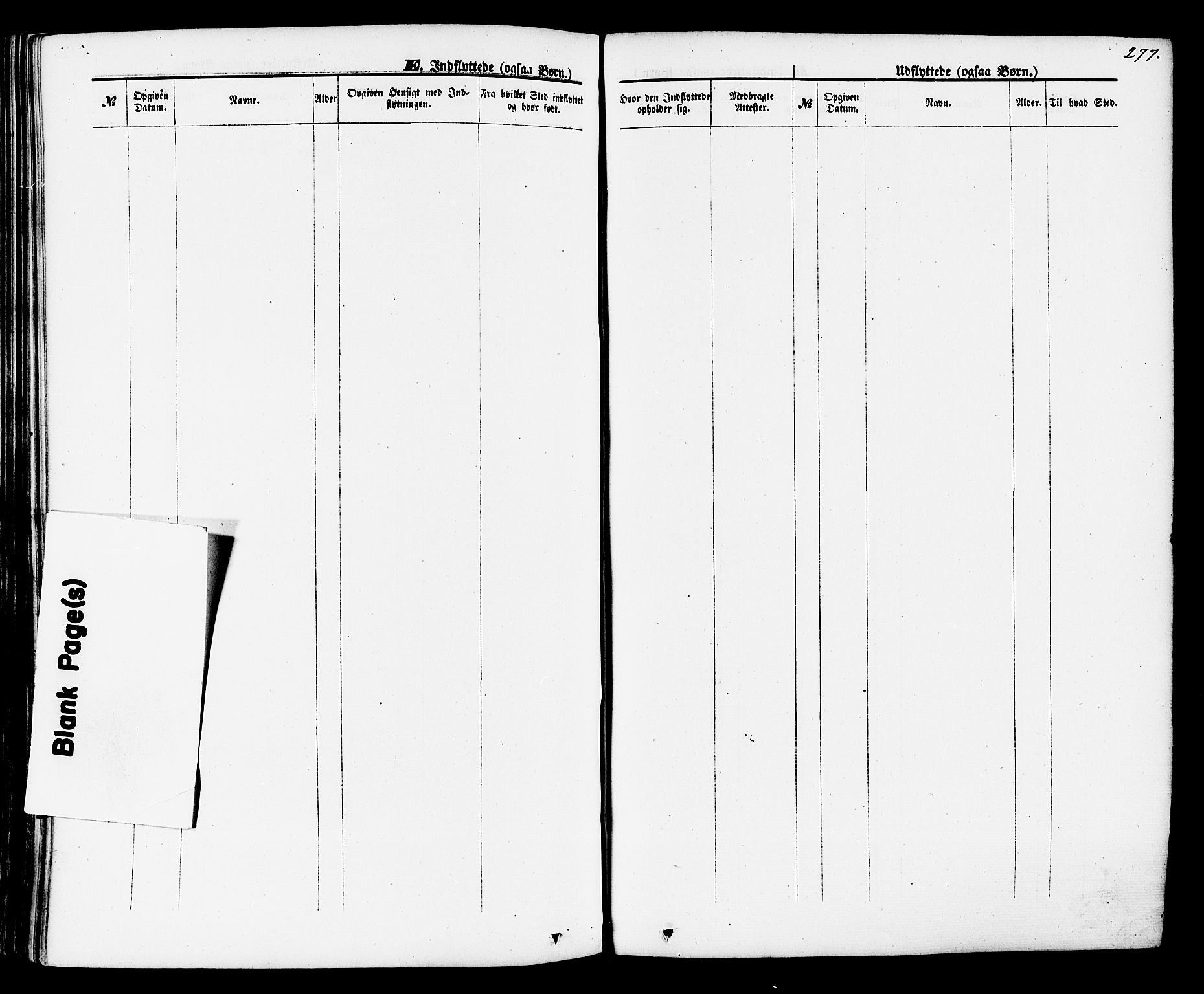 Brevik kirkebøker, AV/SAKO-A-255/F/Fa/L0006: Ministerialbok nr. 6, 1866-1881, s. 277