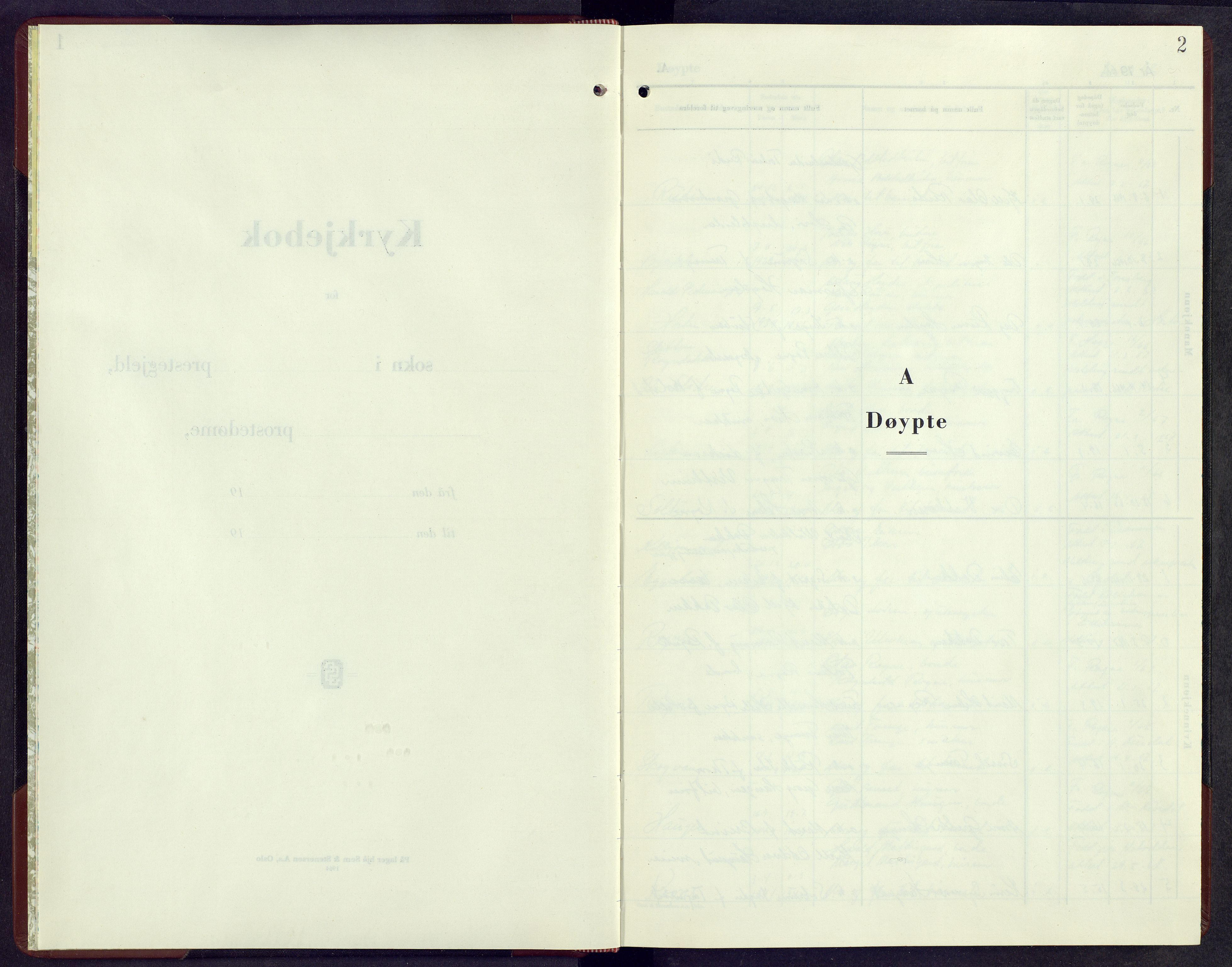 Øystre Slidre prestekontor, AV/SAH-PREST-138/H/Ha/Hab/L0013: Klokkerbok nr. 13, 1967-1982, s. 2