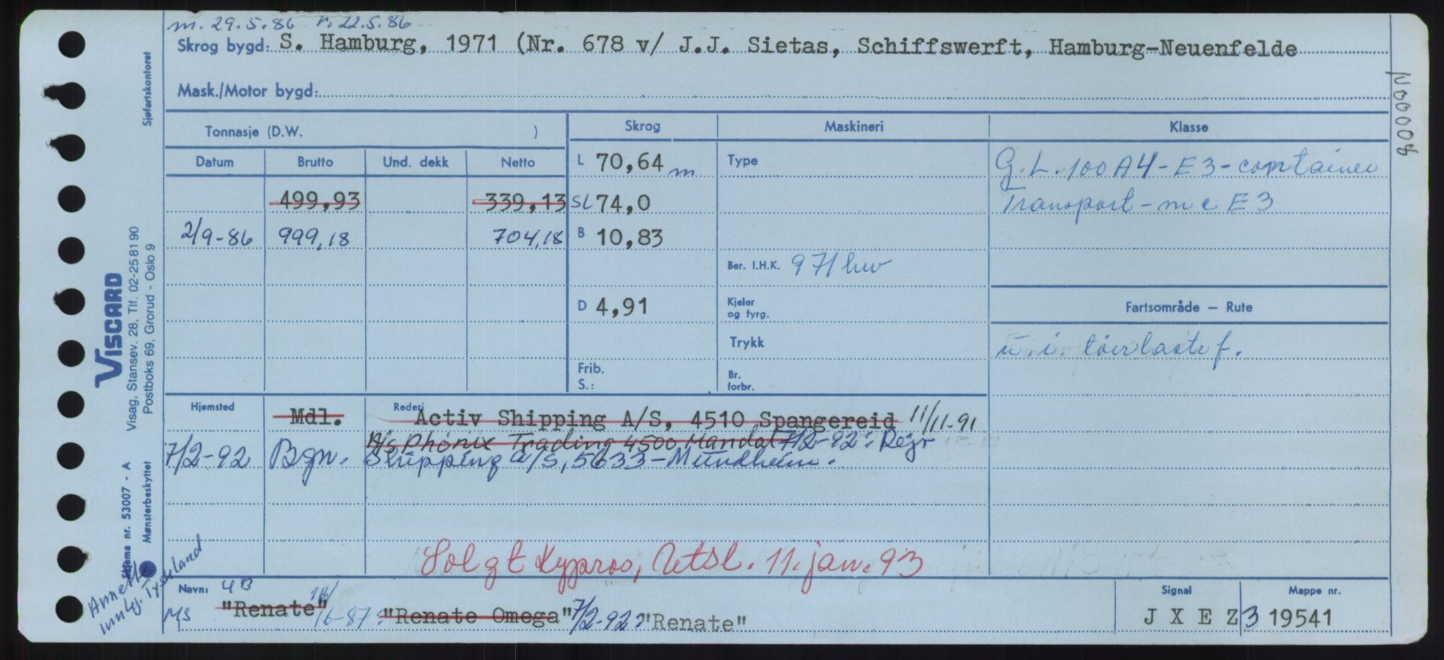 Sjøfartsdirektoratet med forløpere, Skipsmålingen, AV/RA-S-1627/H/Hd/L0030: Fartøy, Q-Riv, s. 421