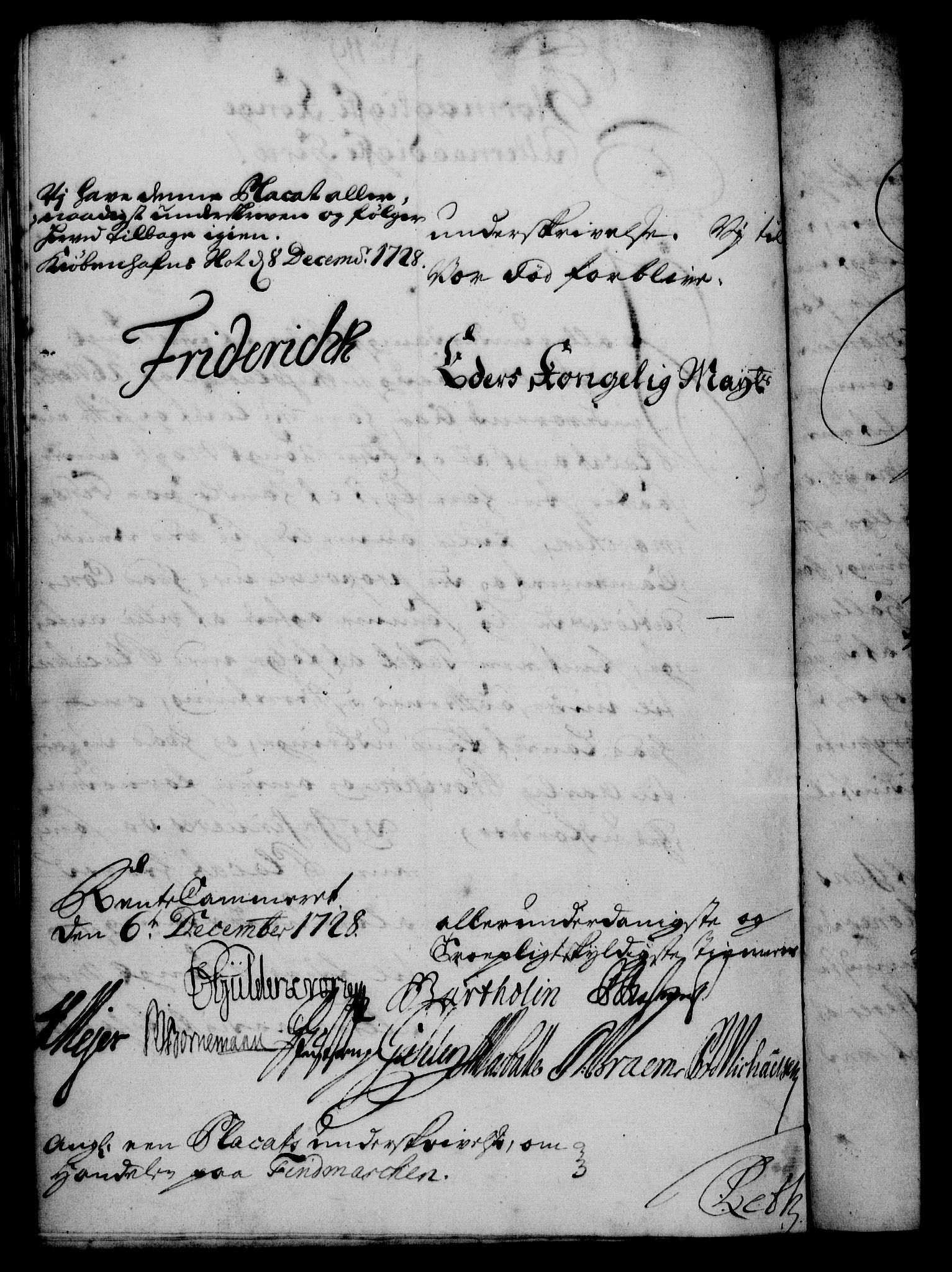 Rentekammeret, Kammerkanselliet, RA/EA-3111/G/Gf/Gfa/L0011: Norsk relasjons- og resolusjonsprotokoll (merket RK 52.11), 1728, s. 819