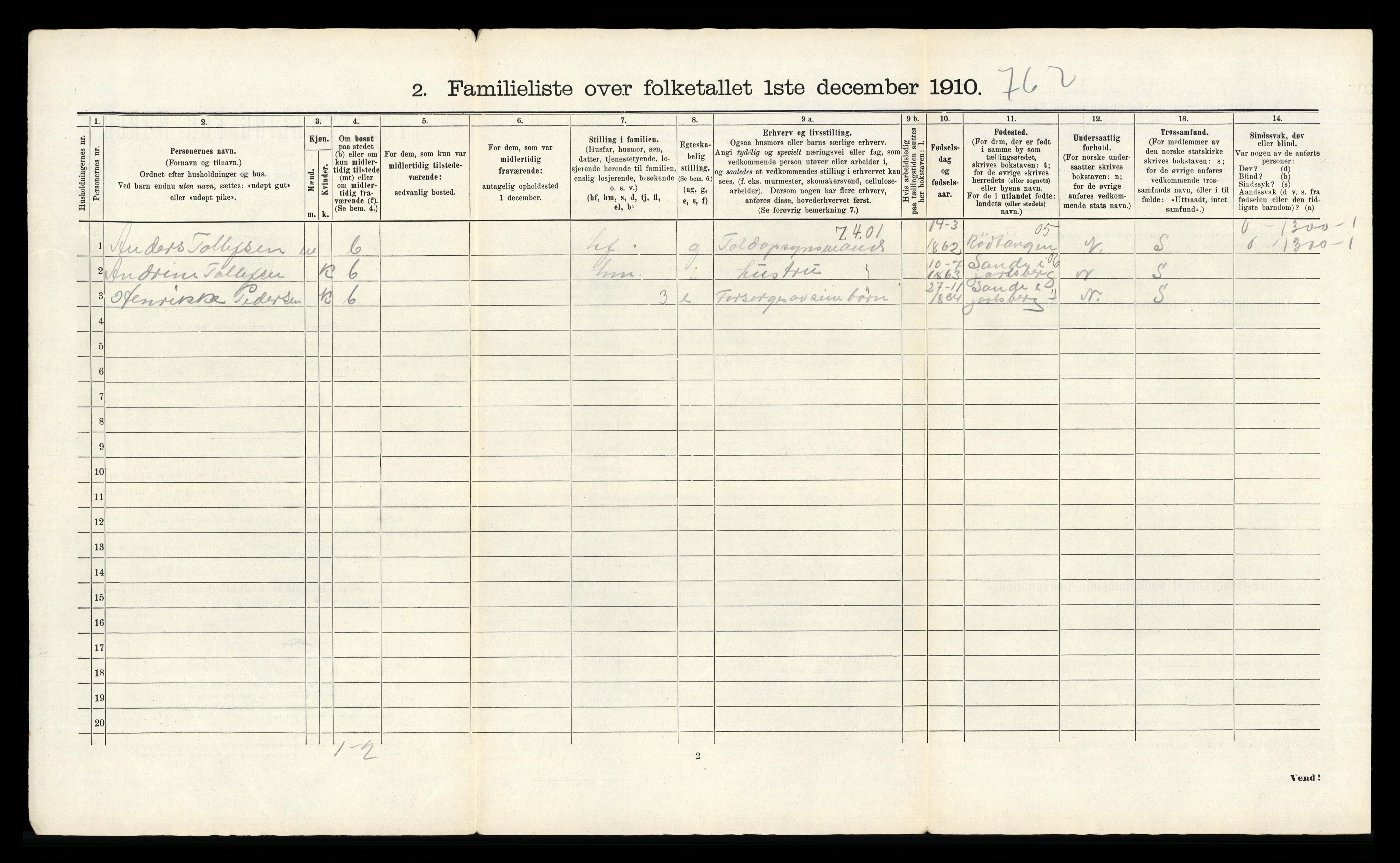 RA, Folketelling 1910 for 0602 Drammen kjøpstad, 1910, s. 12379