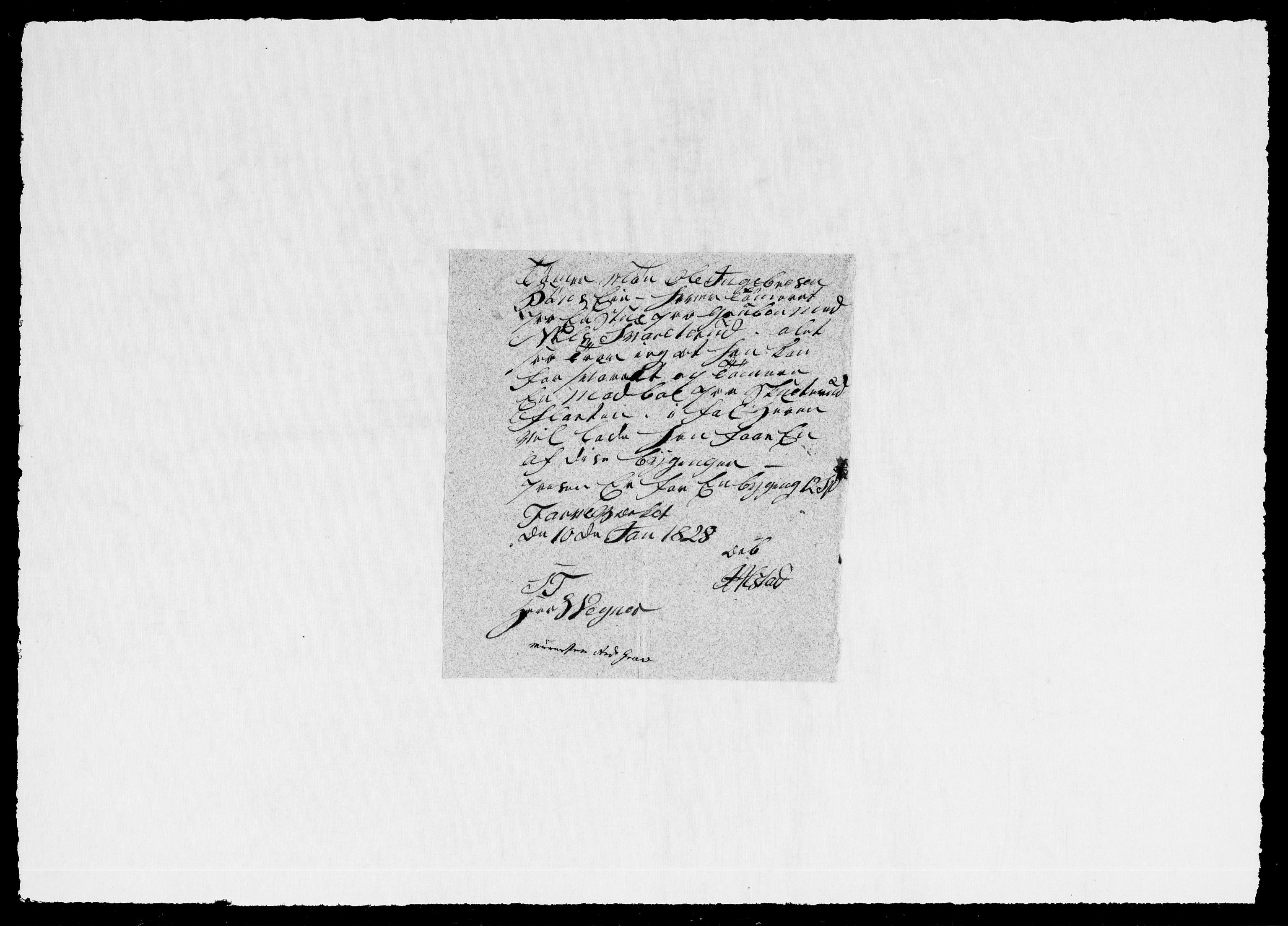 Modums Blaafarveværk, AV/RA-PA-0157/G/Gb/L0099/0001: -- / Innkomne brev A - K, 1827-1828, s. 6