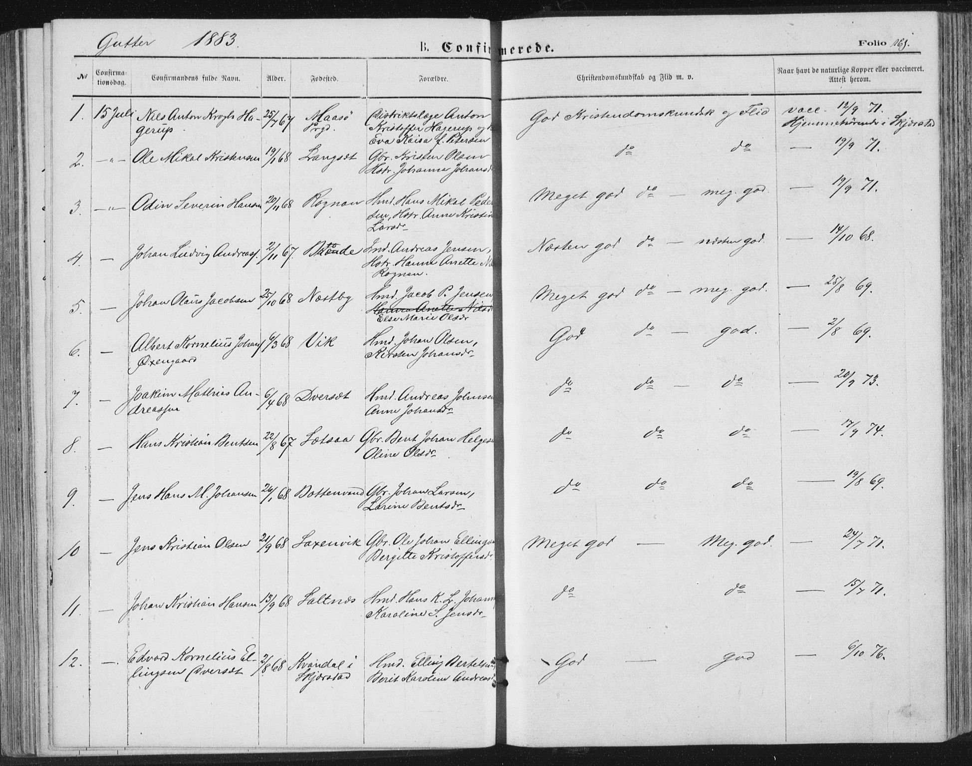 Ministerialprotokoller, klokkerbøker og fødselsregistre - Nordland, SAT/A-1459/847/L0668: Ministerialbok nr. 847A08, 1872-1886, s. 161