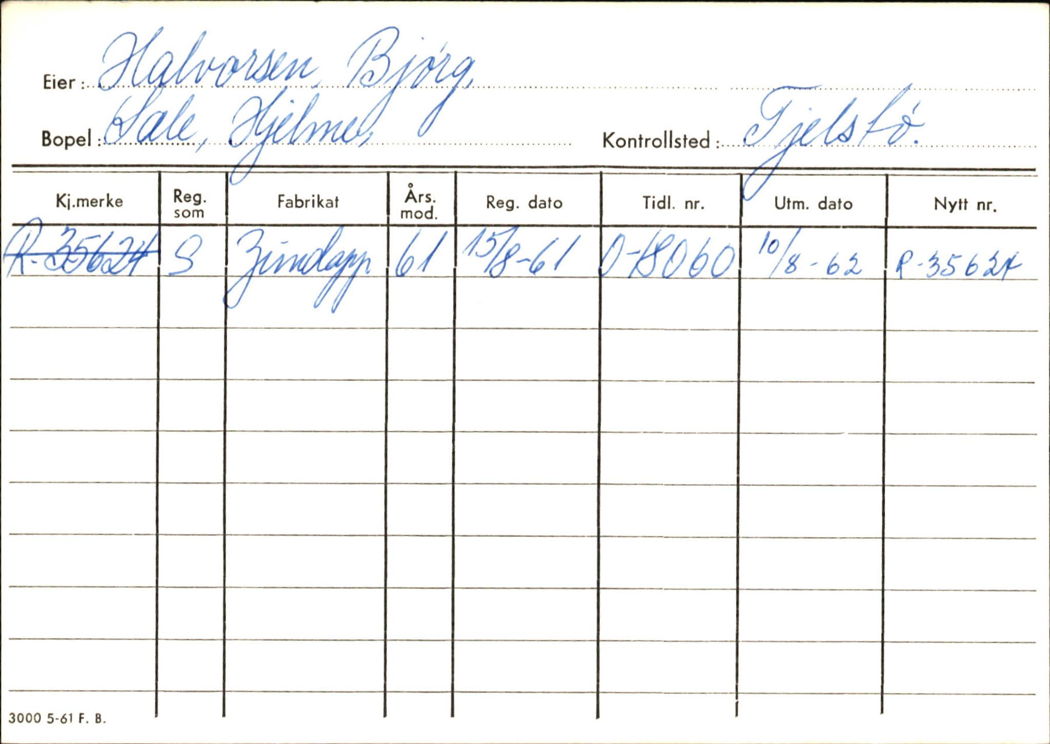 Statens vegvesen, Hordaland vegkontor, AV/SAB-A-5201/2/Ha/L0018: R-eierkort H, 1920-1971, s. 327