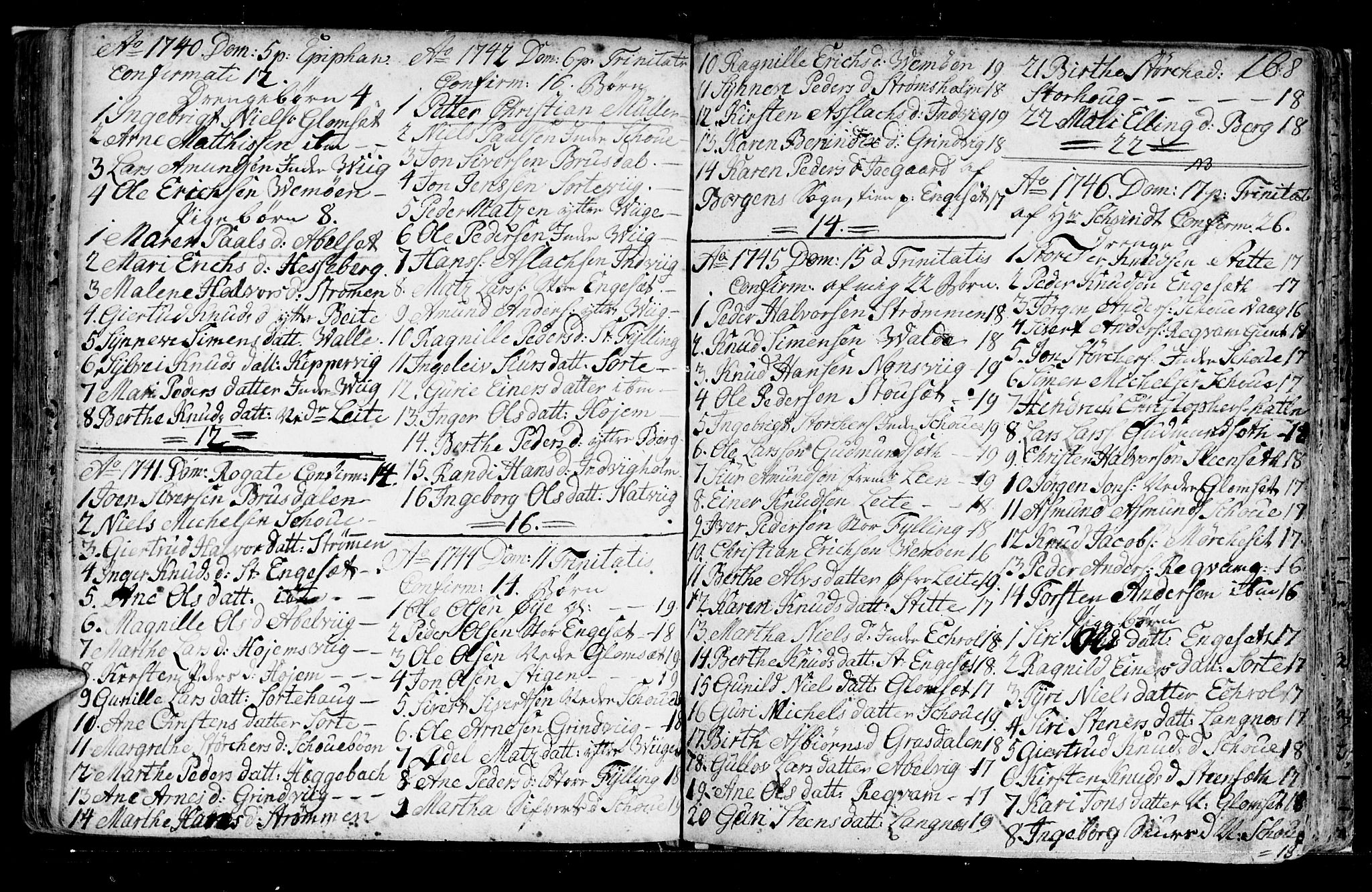 Ministerialprotokoller, klokkerbøker og fødselsregistre - Møre og Romsdal, AV/SAT-A-1454/524/L0349: Ministerialbok nr. 524A01, 1698-1779, s. 168