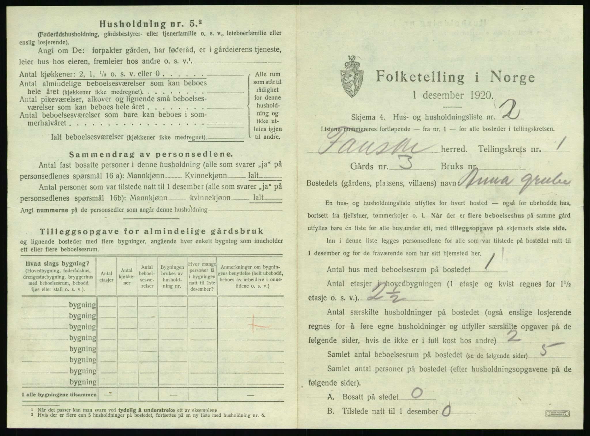SAT, Folketelling 1920 for 1841 Fauske herred, 1920, s. 96