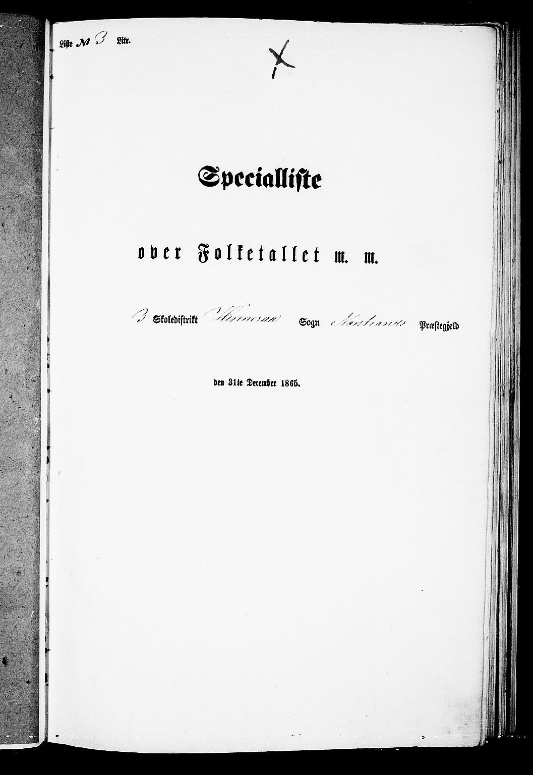 RA, Folketelling 1865 for 1139P Nedstrand prestegjeld, 1865, s. 44