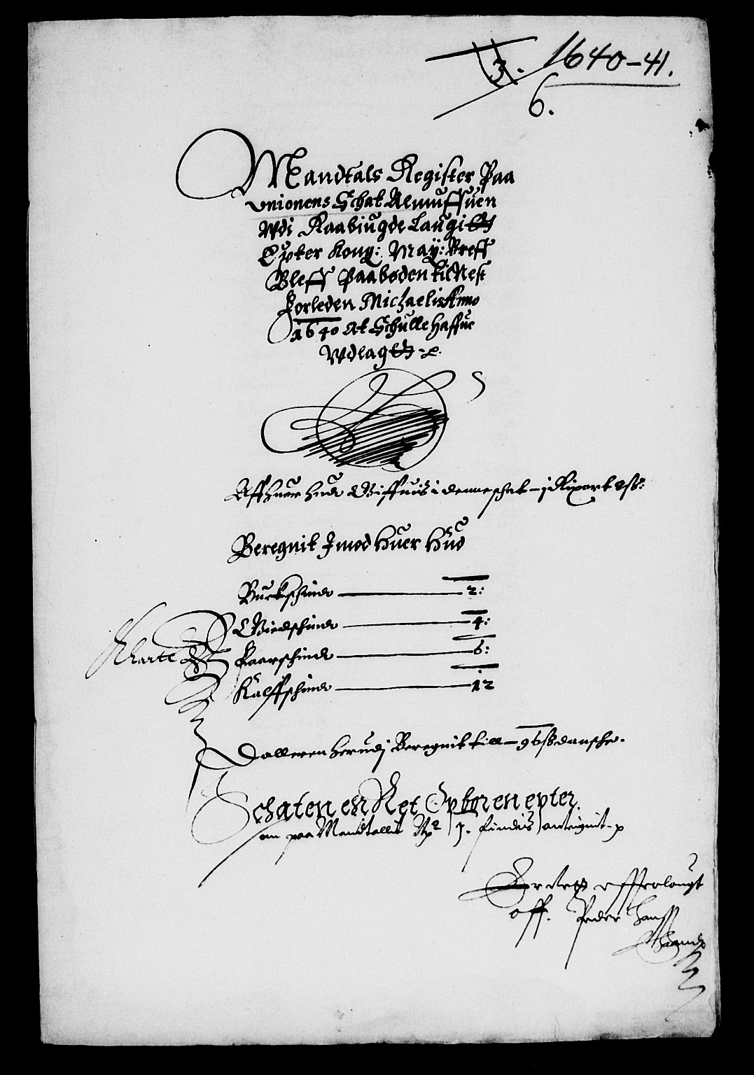 Rentekammeret inntil 1814, Reviderte regnskaper, Lensregnskaper, AV/RA-EA-5023/R/Rb/Rbq/L0029: Nedenes len. Mandals len. Råbyggelag., 1639-1641