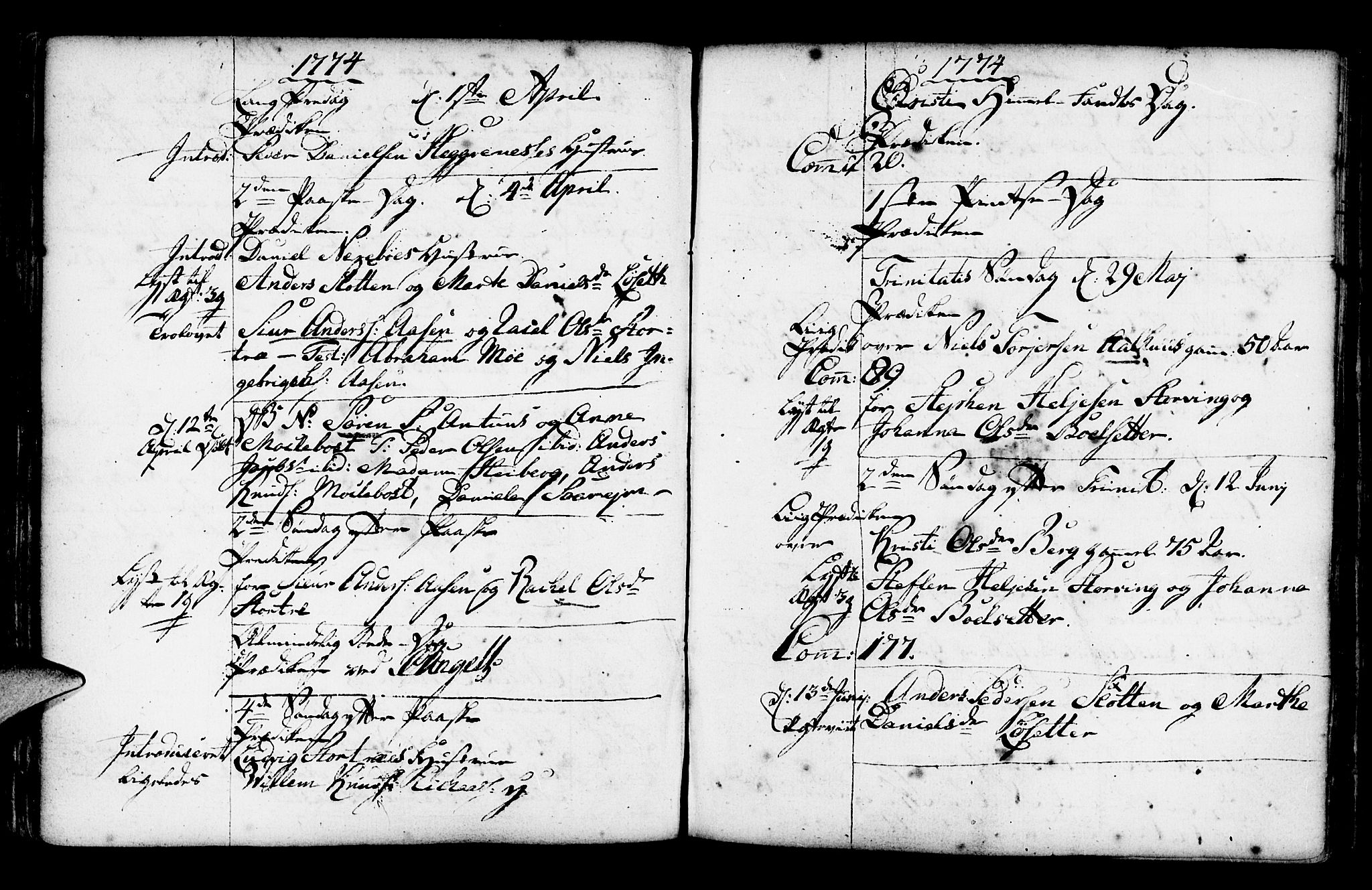 Jølster sokneprestembete, SAB/A-80701/H/Haa/Haaa/L0003: Ministerialbok nr. A 3, 1748-1789, s. 144