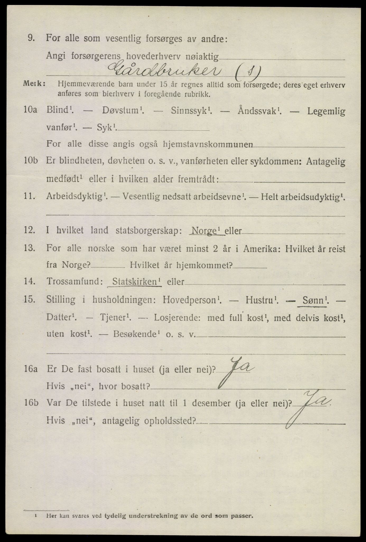 SAKO, Folketelling 1920 for 0719 Andebu herred, 1920, s. 4445