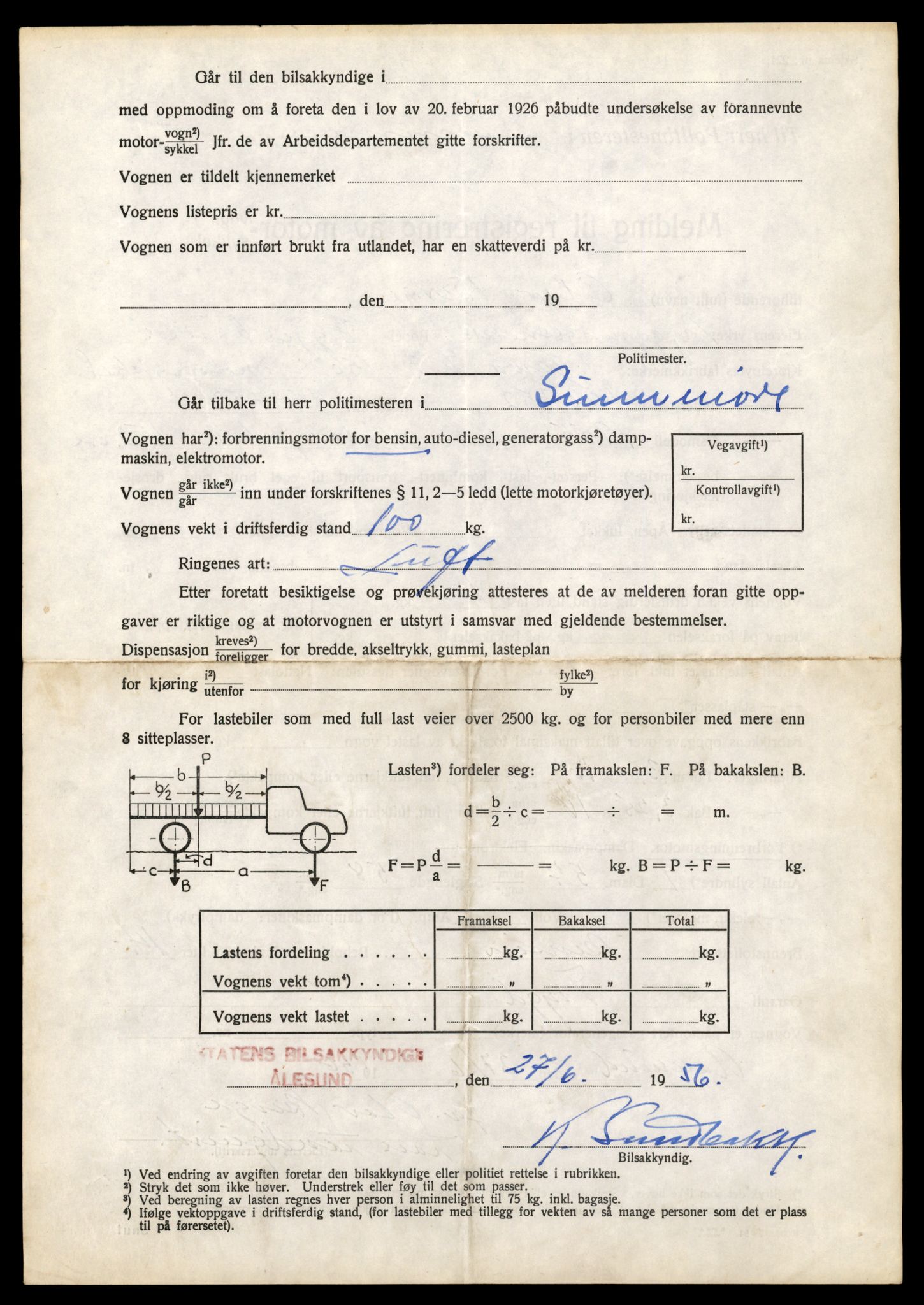 Møre og Romsdal vegkontor - Ålesund trafikkstasjon, AV/SAT-A-4099/F/Fe/L0039: Registreringskort for kjøretøy T 13361 - T 13530, 1927-1998, s. 2712