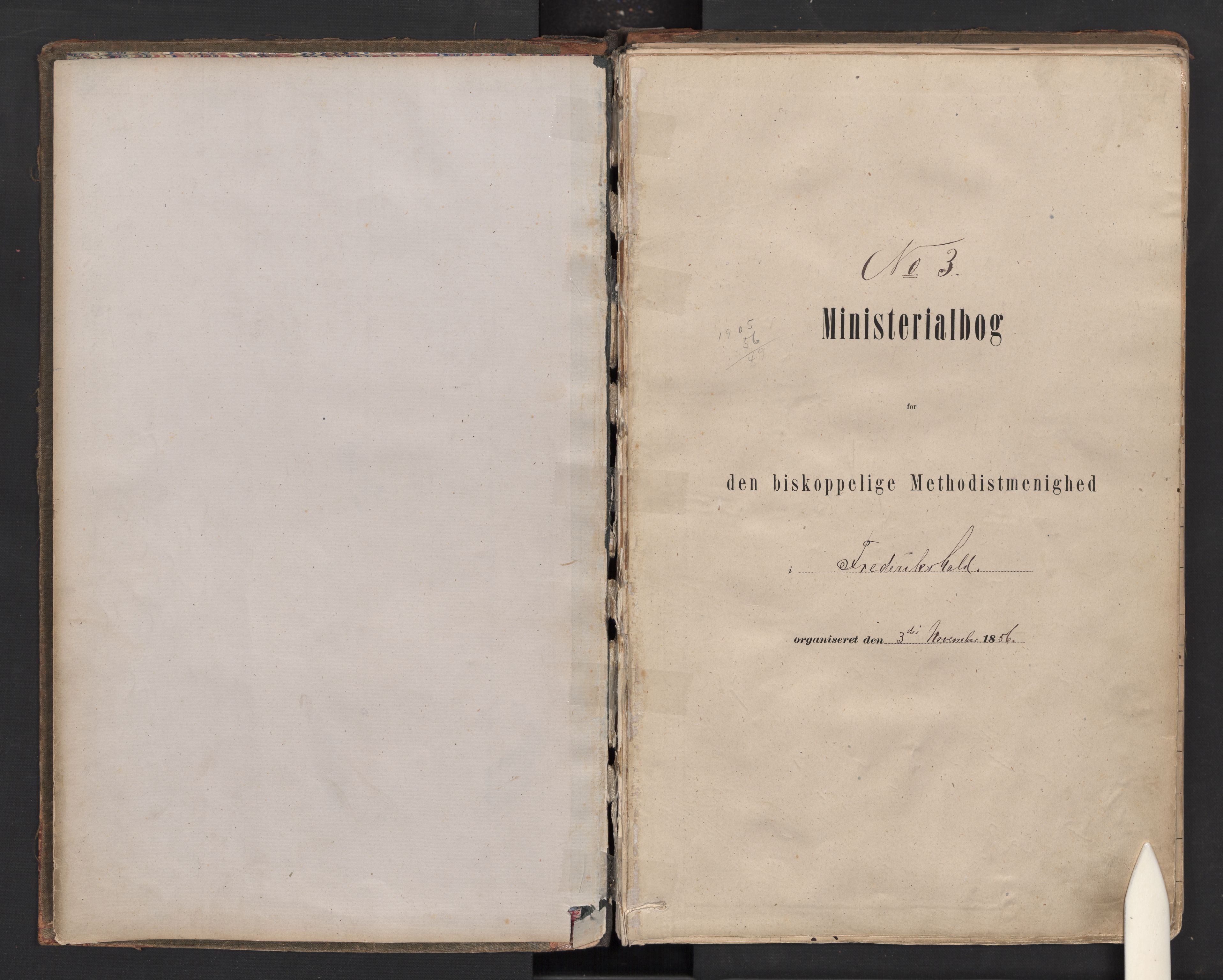 Halden metodistkirke - menighetsprotokoller, SAO/PAO-0266/F/L0003: Dissenterprotokoll nr. 3, 1874-1892