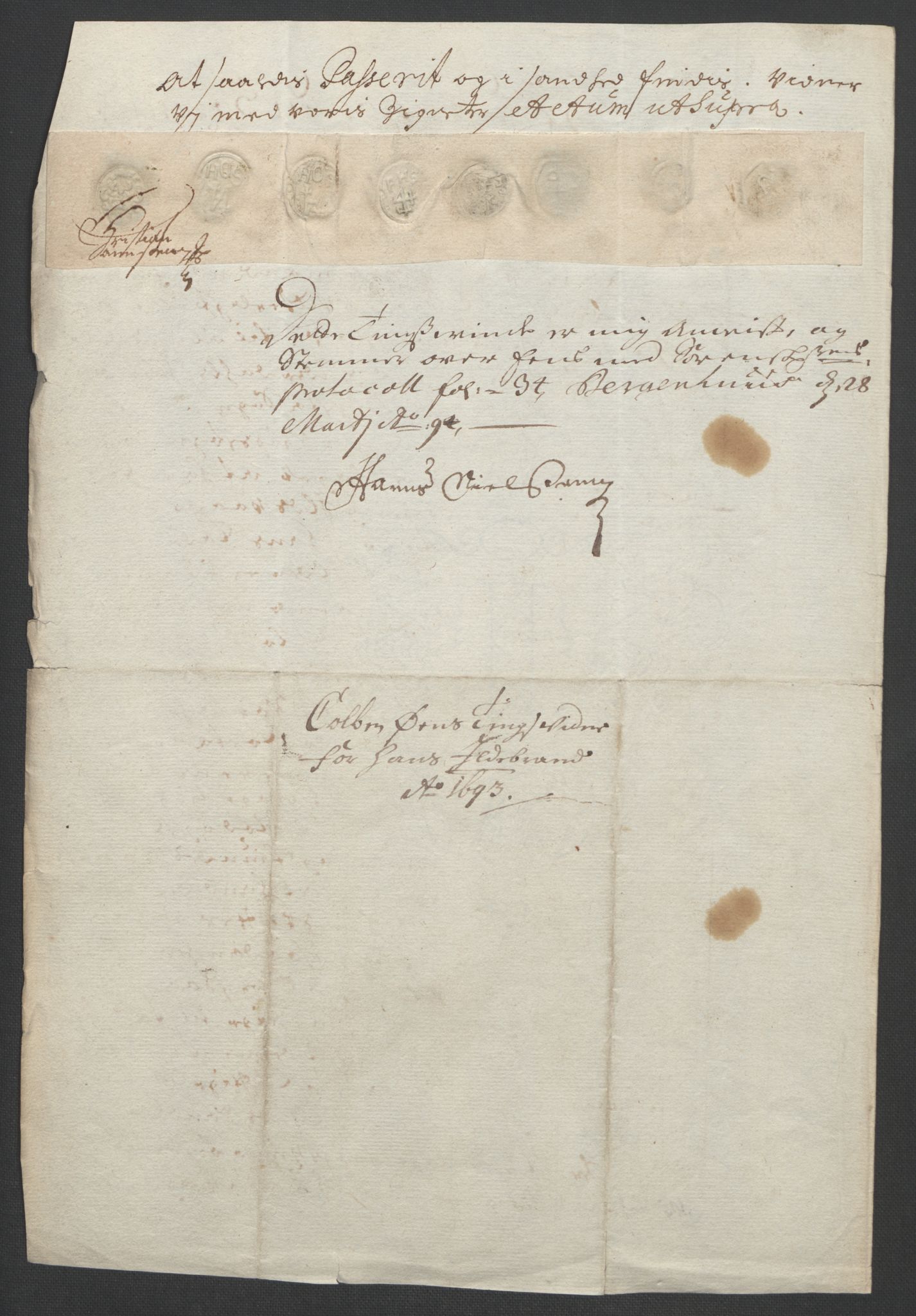 Rentekammeret inntil 1814, Reviderte regnskaper, Fogderegnskap, AV/RA-EA-4092/R53/L3421: Fogderegnskap Sunn- og Nordfjord, 1693-1694, s. 115