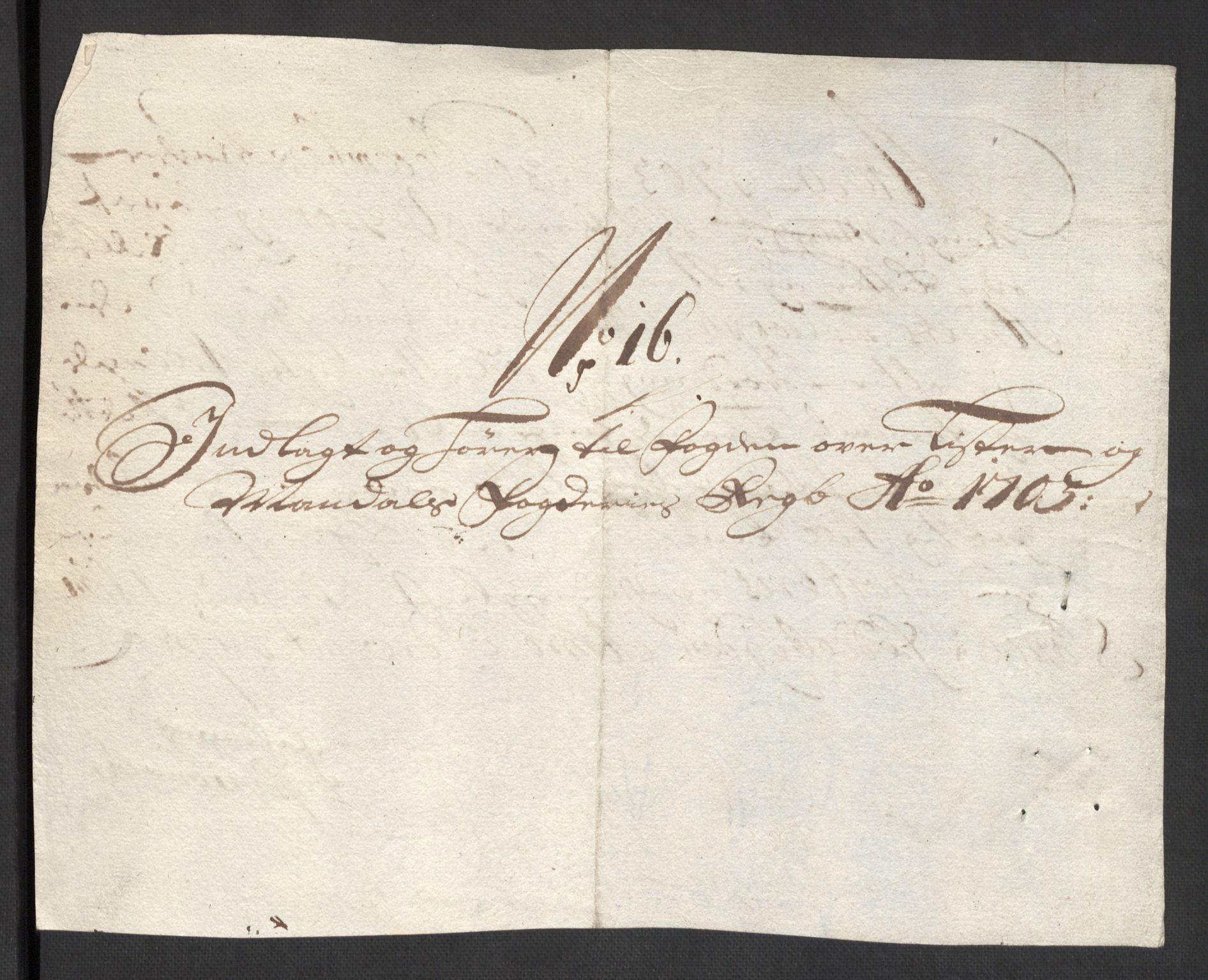 Rentekammeret inntil 1814, Reviderte regnskaper, Fogderegnskap, RA/EA-4092/R43/L2550: Fogderegnskap Lista og Mandal, 1703-1704, s. 104