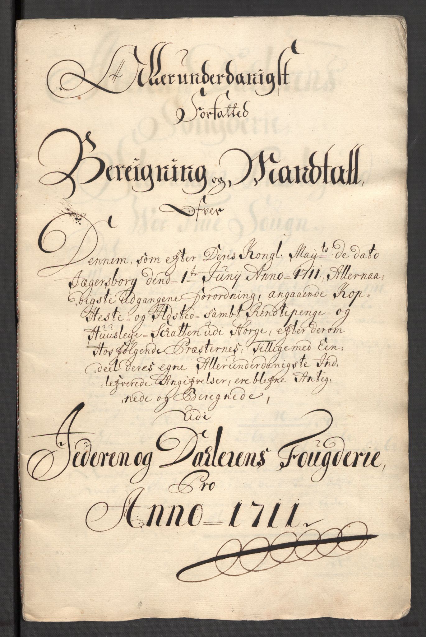 Rentekammeret inntil 1814, Reviderte regnskaper, Fogderegnskap, RA/EA-4092/R46/L2735: Fogderegnskap Jæren og Dalane, 1711, s. 74