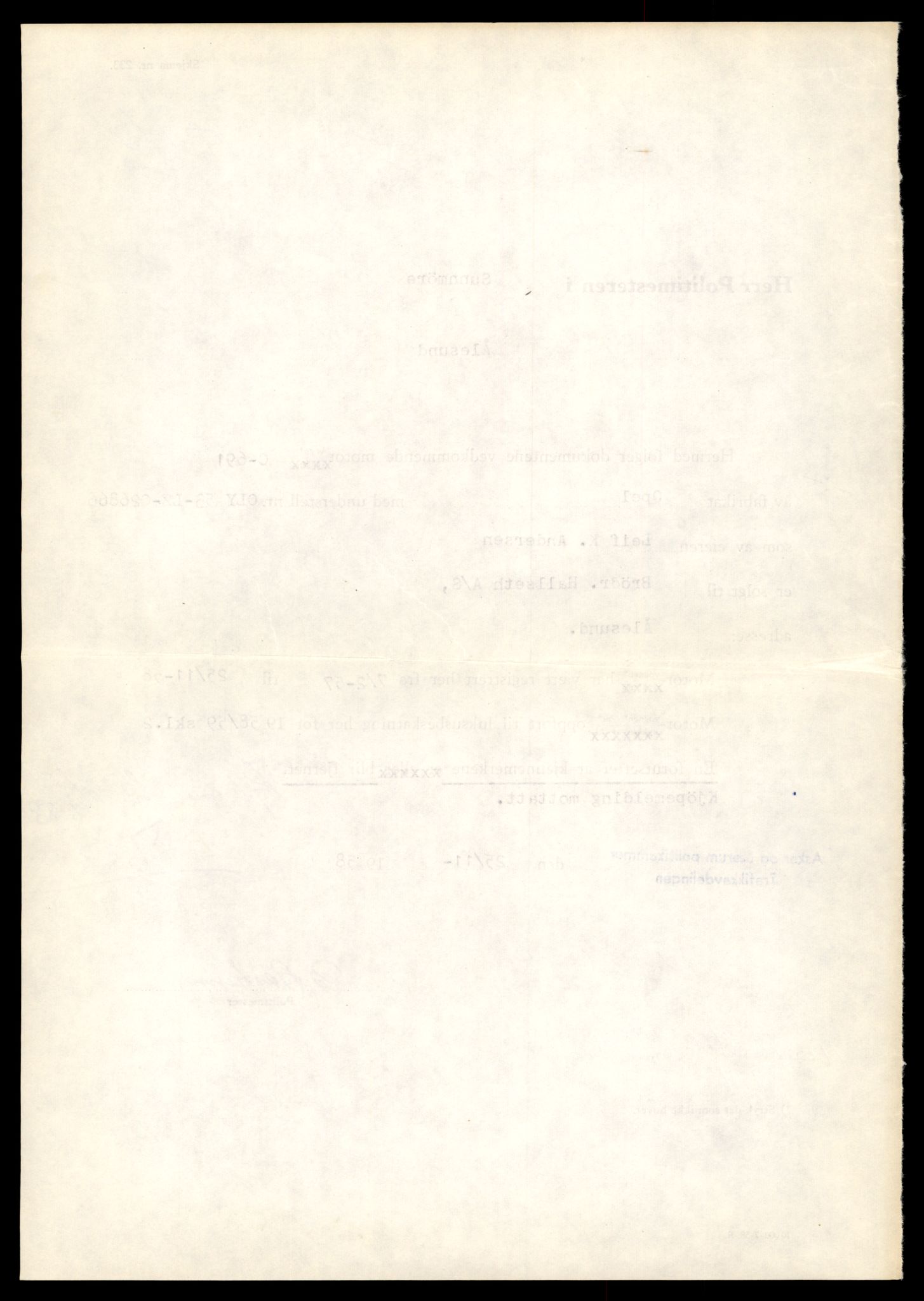 Møre og Romsdal vegkontor - Ålesund trafikkstasjon, AV/SAT-A-4099/F/Fe/L0044: Registreringskort for kjøretøy T 14205 - T 14319, 1927-1998, s. 388