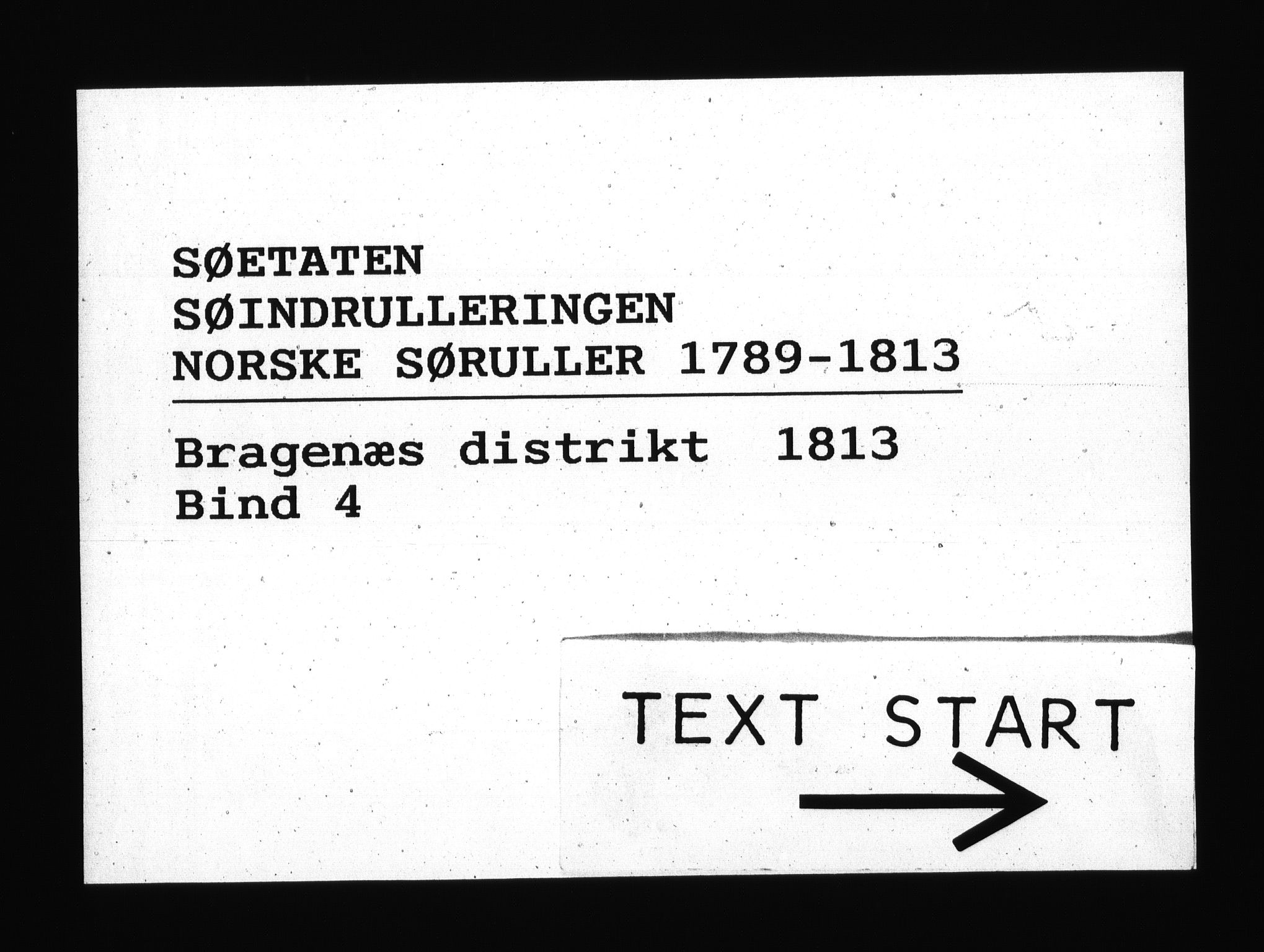 Sjøetaten, RA/EA-3110/F/L0171: Bragernes distrikt, bind 4, 1813
