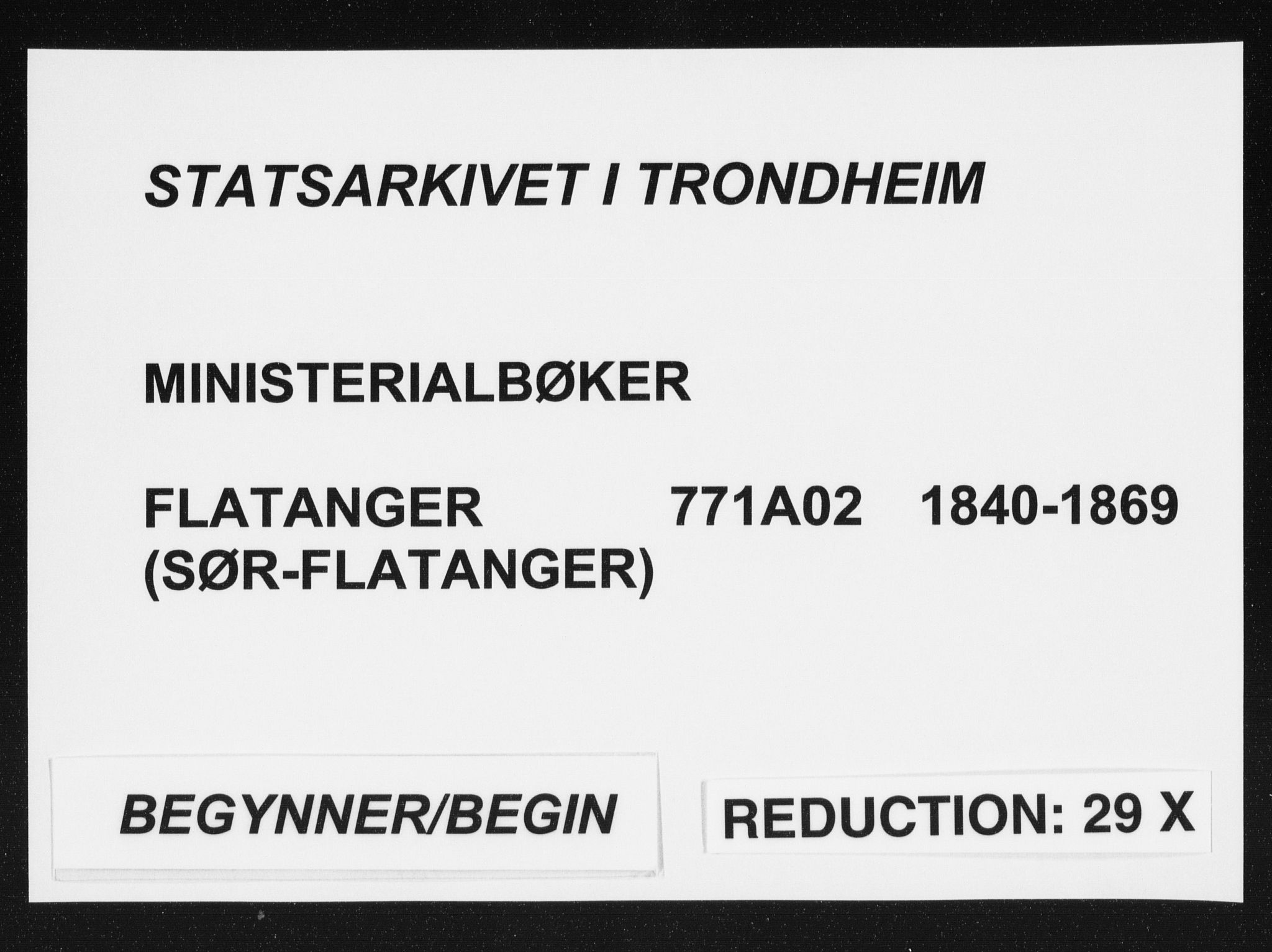 Ministerialprotokoller, klokkerbøker og fødselsregistre - Nord-Trøndelag, AV/SAT-A-1458/771/L0595: Ministerialbok nr. 771A02, 1840-1869